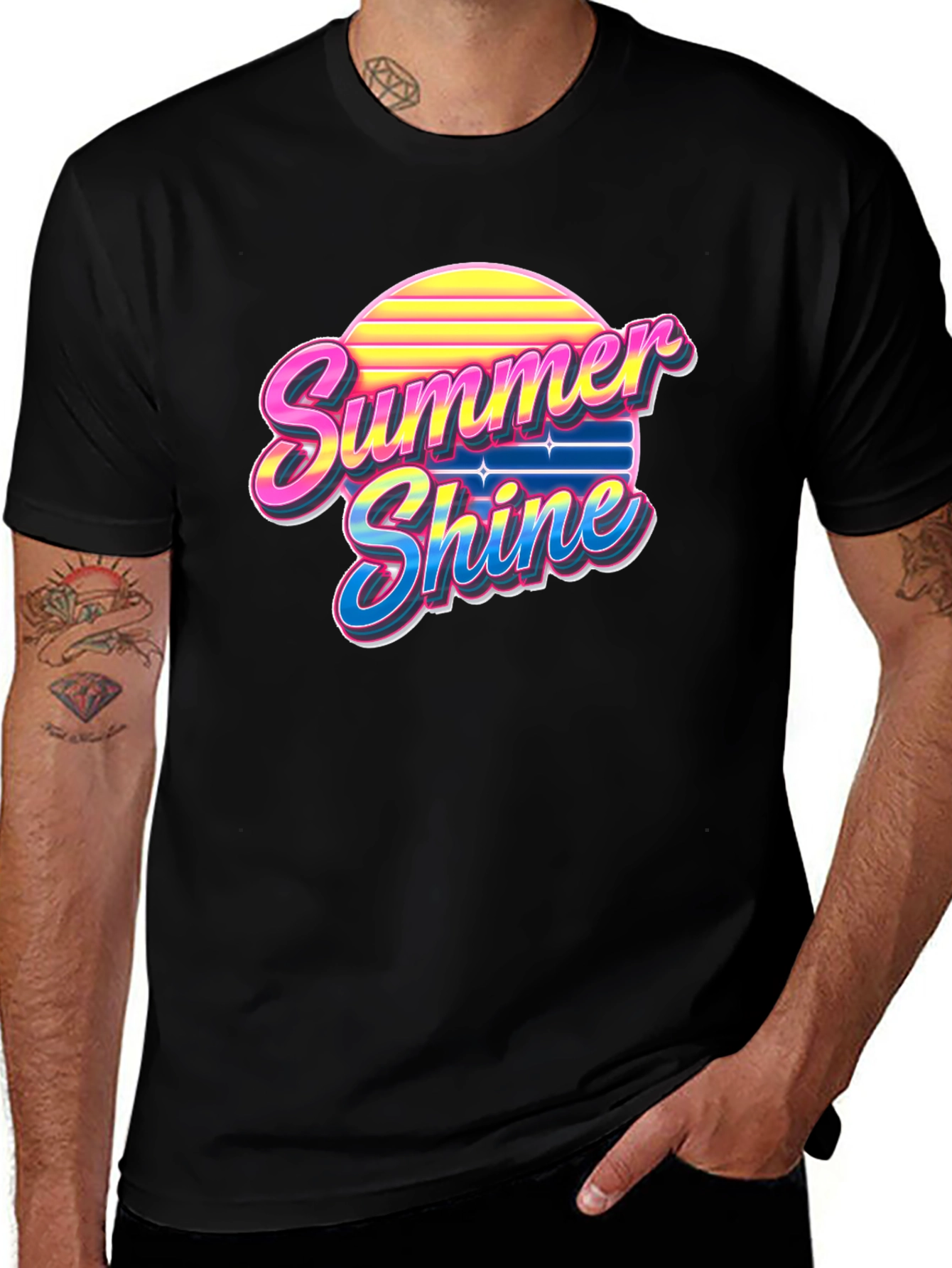 Variant 16 of Summer Shine Retro T-Shirt