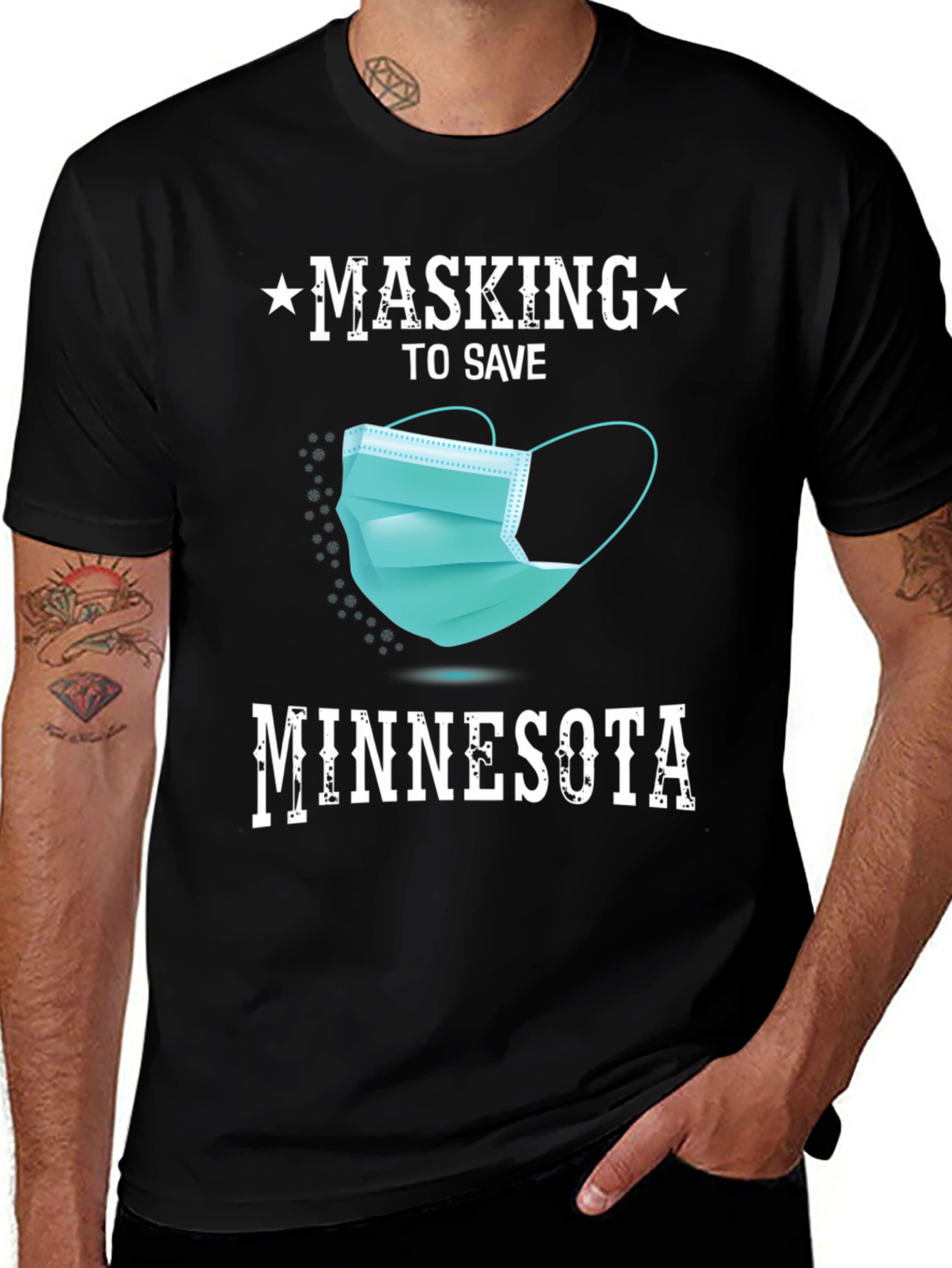 Variant 23 of Masking to Save Minnesota T-Shirt