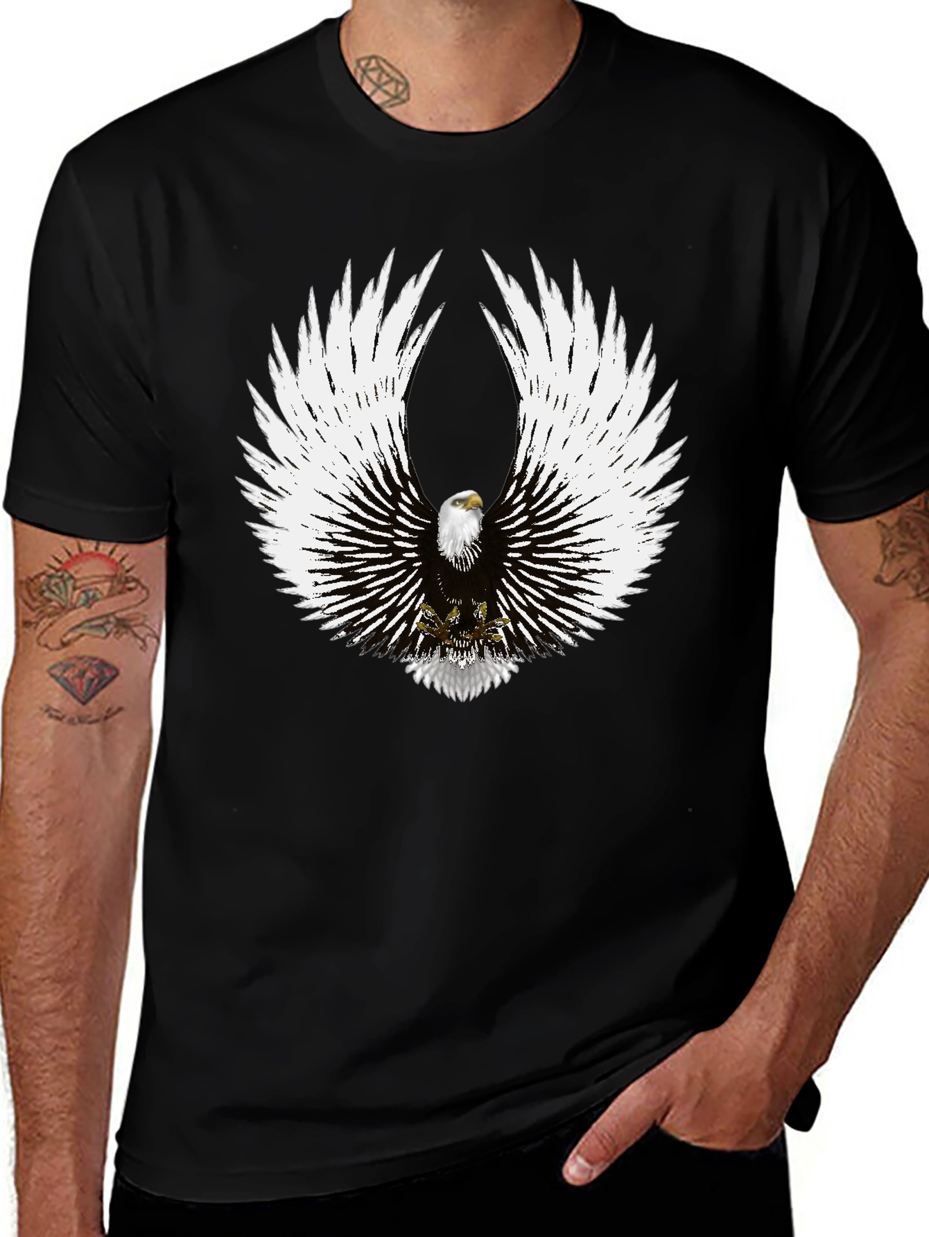 Variant 20 of Eagle Wings Graphic Print T-Shirt