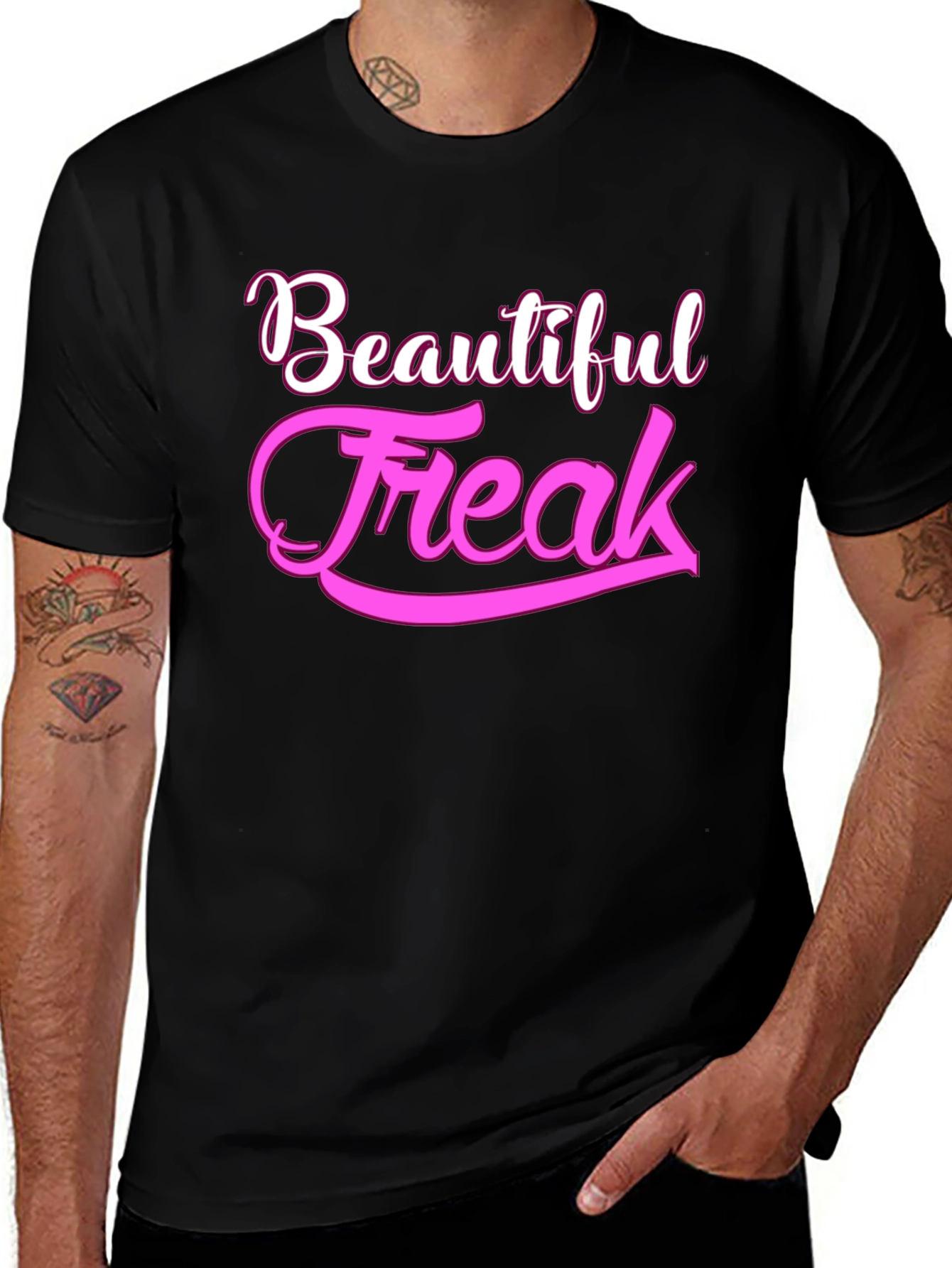Variant 29 of Beautiful Freak Black Graphic Tee