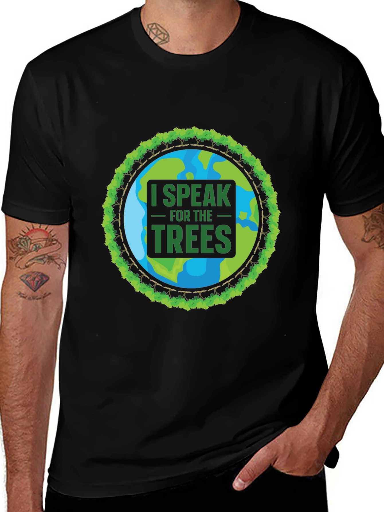 Variant 24 of I Speak for the Trees Graphic Tee