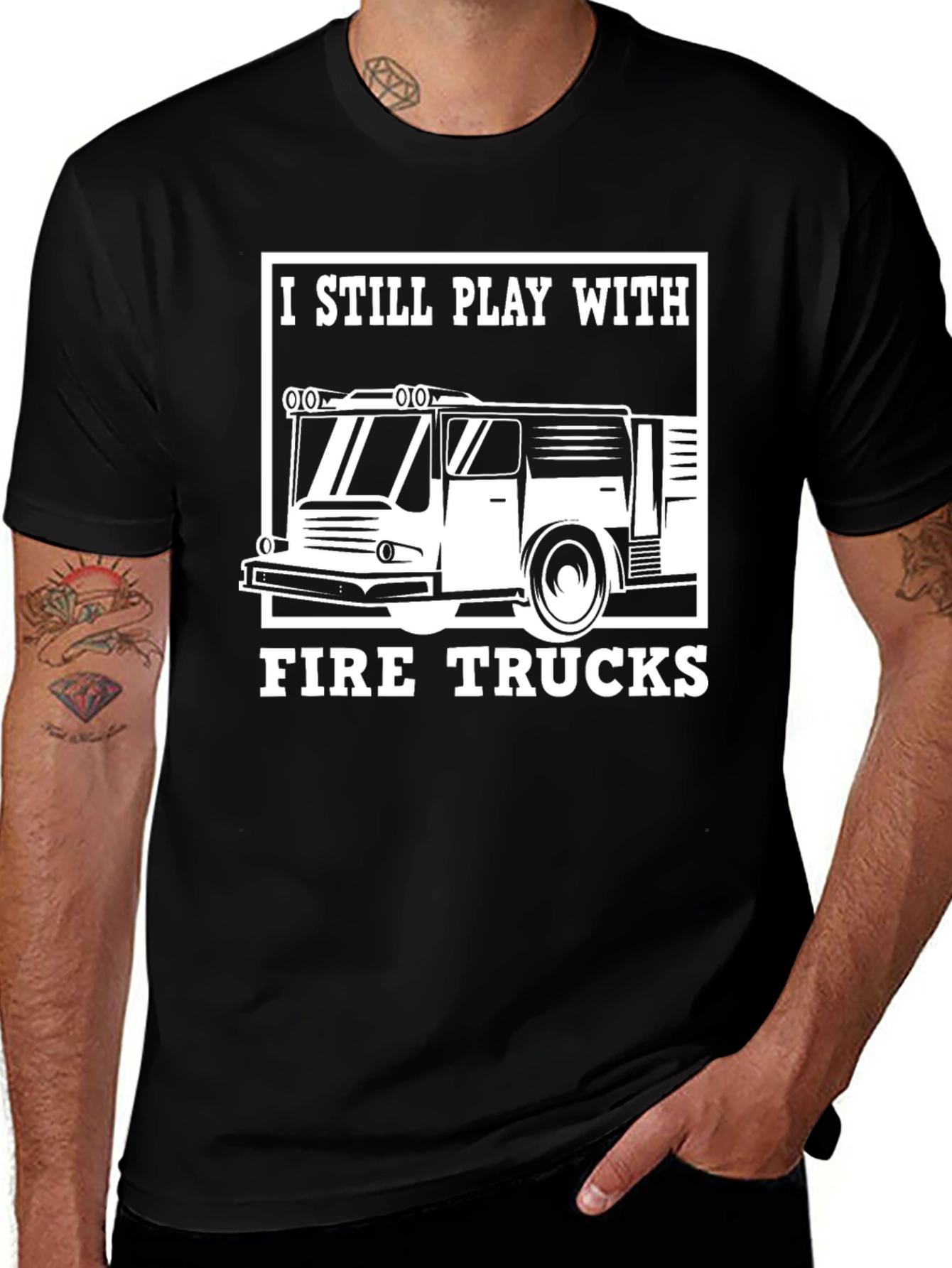 Variant 26 of Fire Truck Enthusiast Graphic Tee