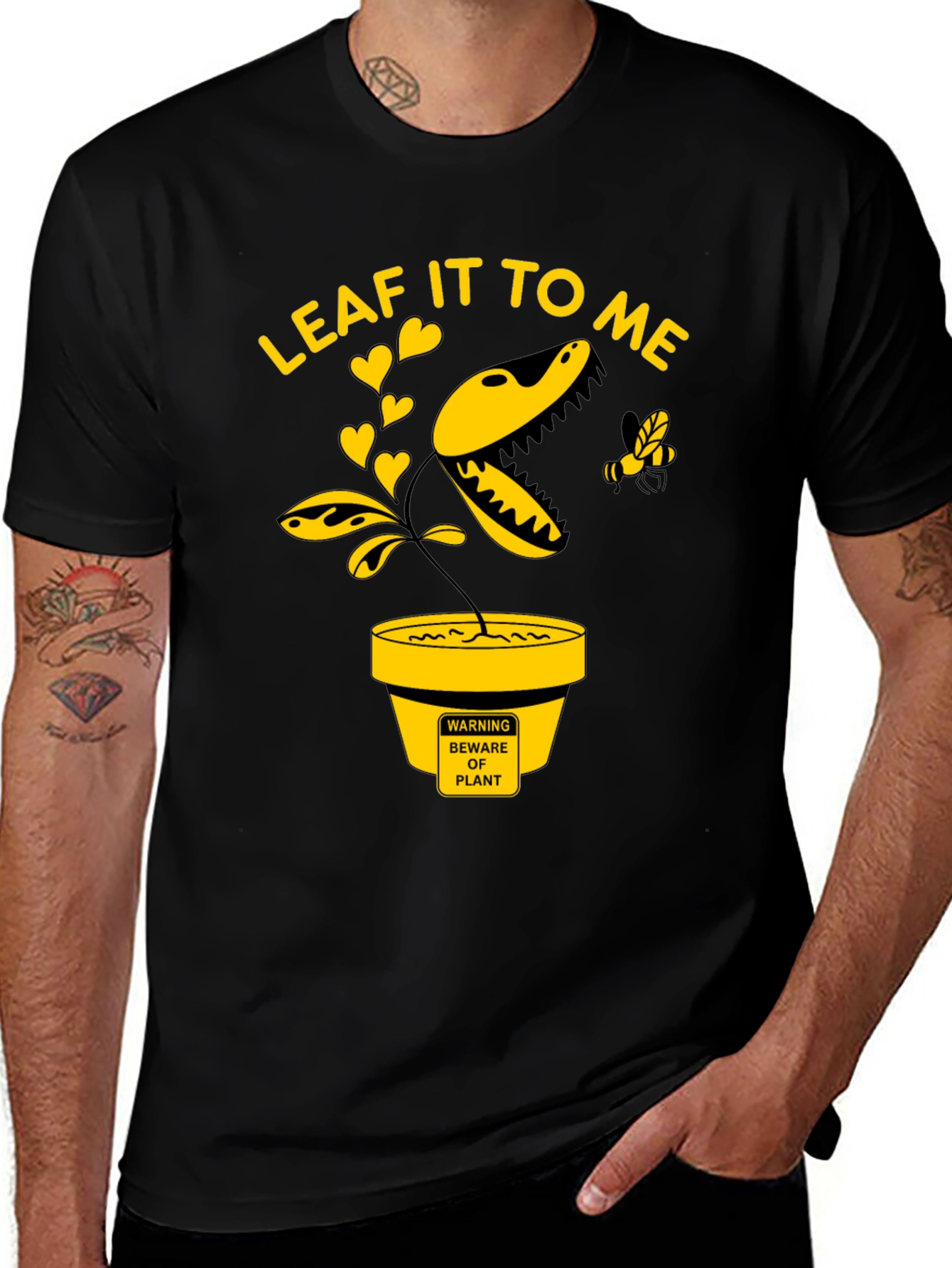 Variant 29 of Leaf It To Me Beware Plant Graphic T-Shirt
