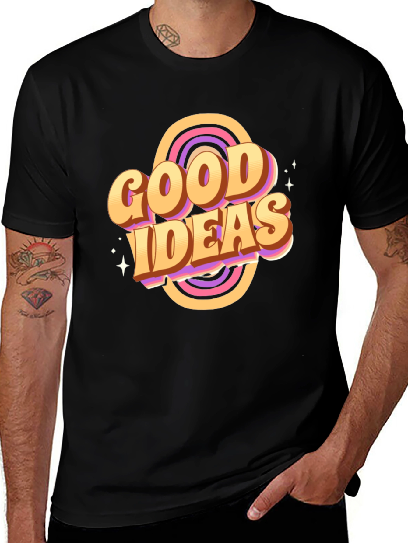 Variant 24 of Good Ideas Graphic Tee - Retro Style T-Shirt