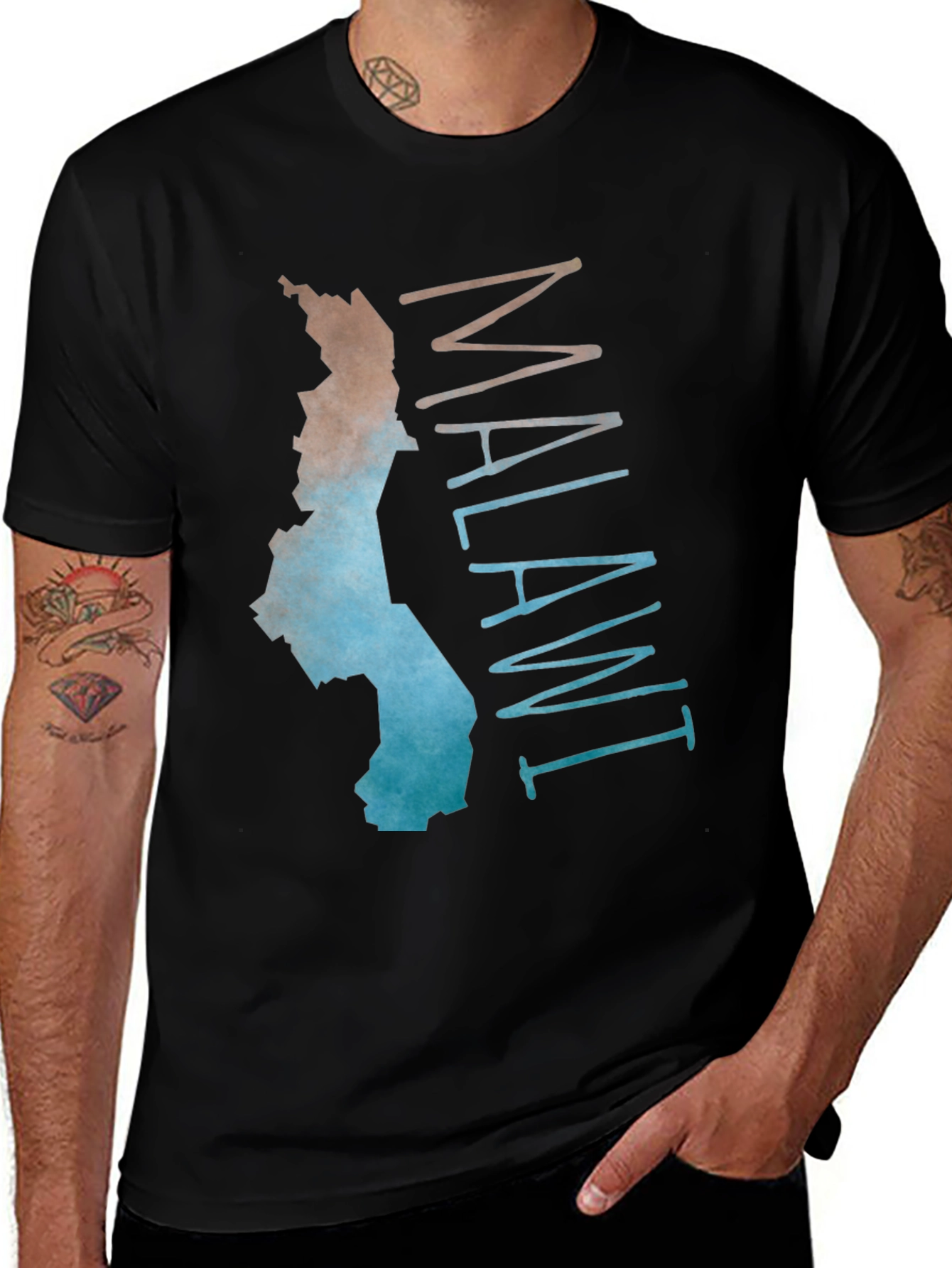 Variant 5 of Malawi Map T-Shirt - Stylish Country Pride