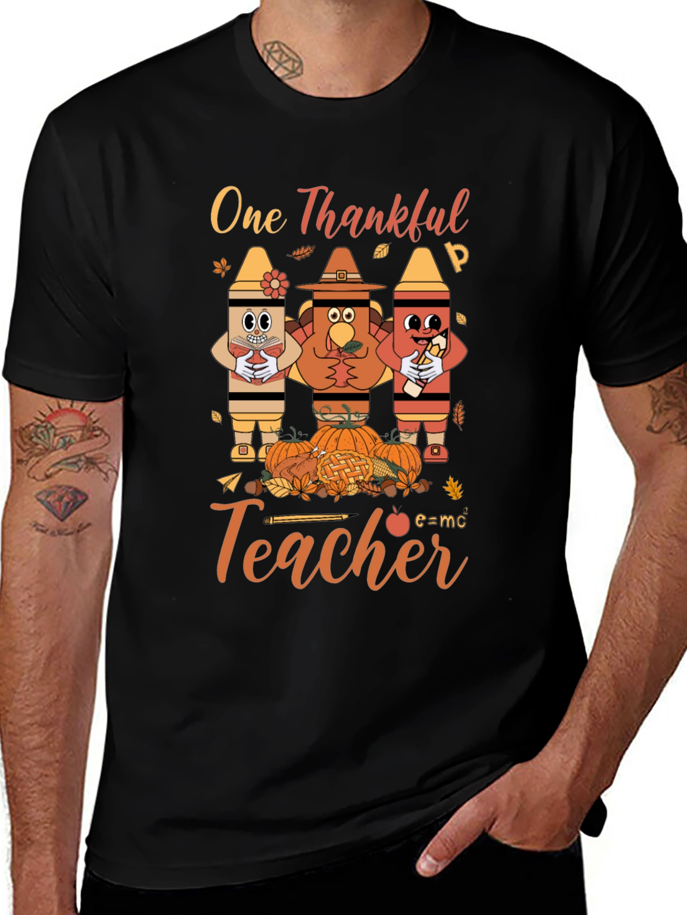 One Thankful Teacher Thanksgiving T-Shirt