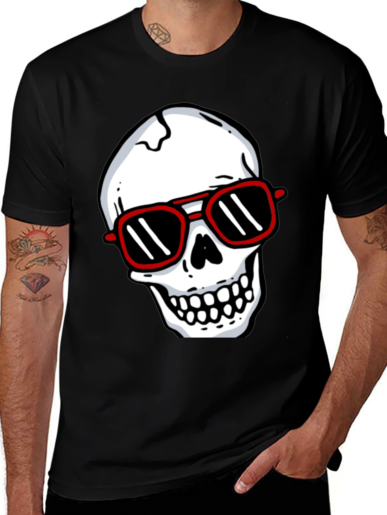 Variant 11 of Cool Skull Graphic Tee