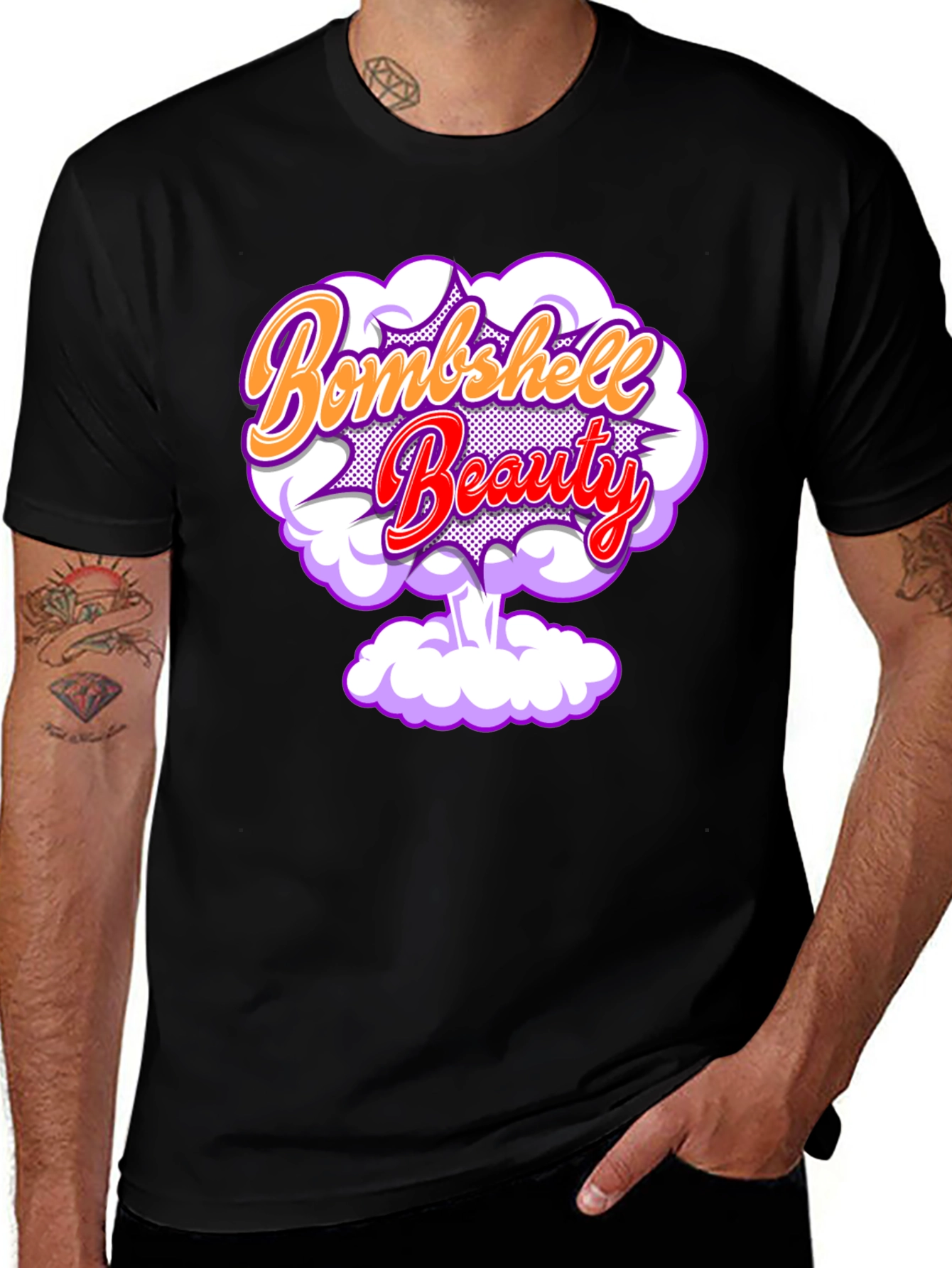 Variant 28 of Bombshell Beauty Graphic Tee - Trendy Unisex T-Shirt