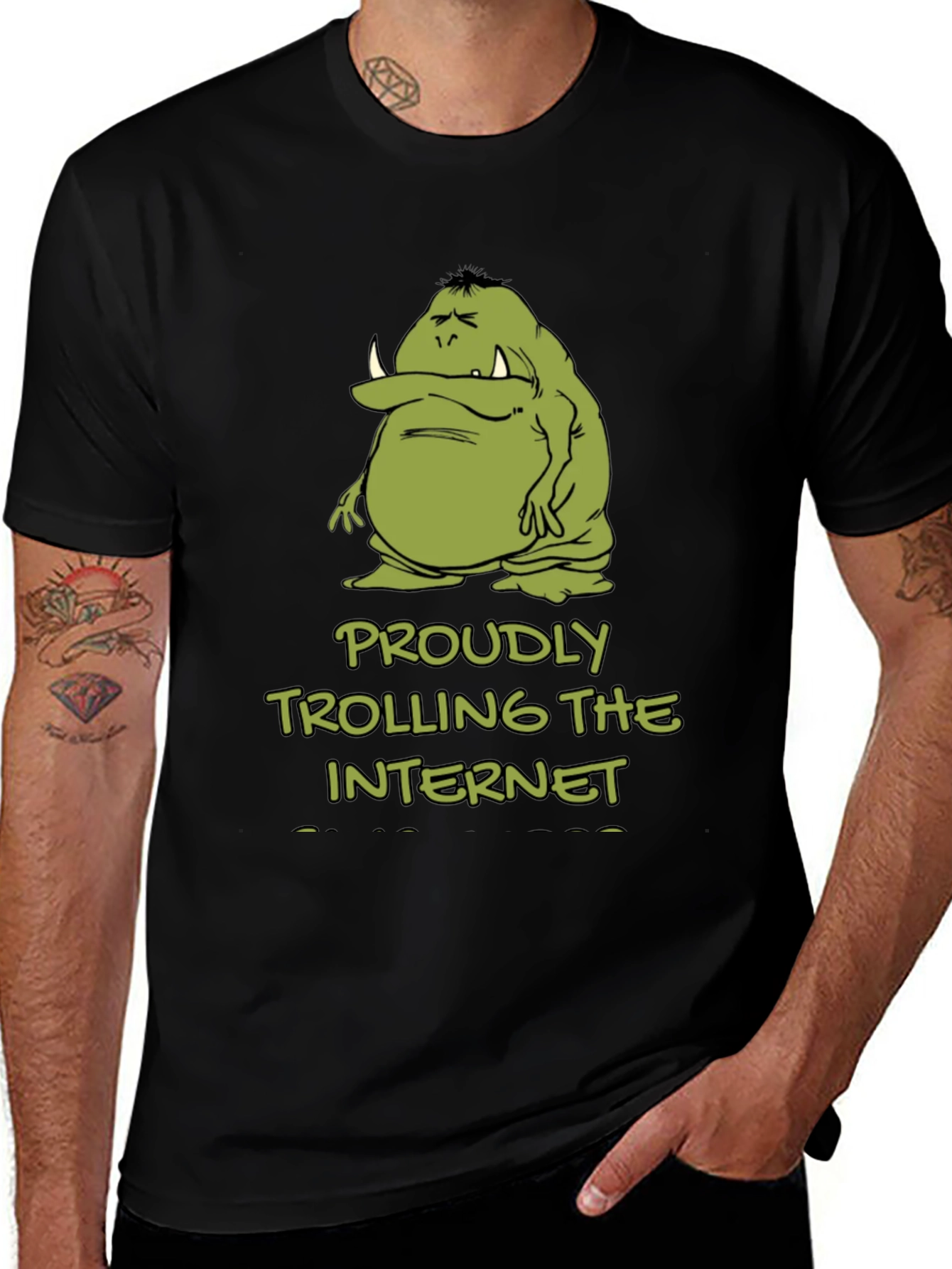 Variant 20 of Proudly Trolling the Internet Graphic T-Shirt