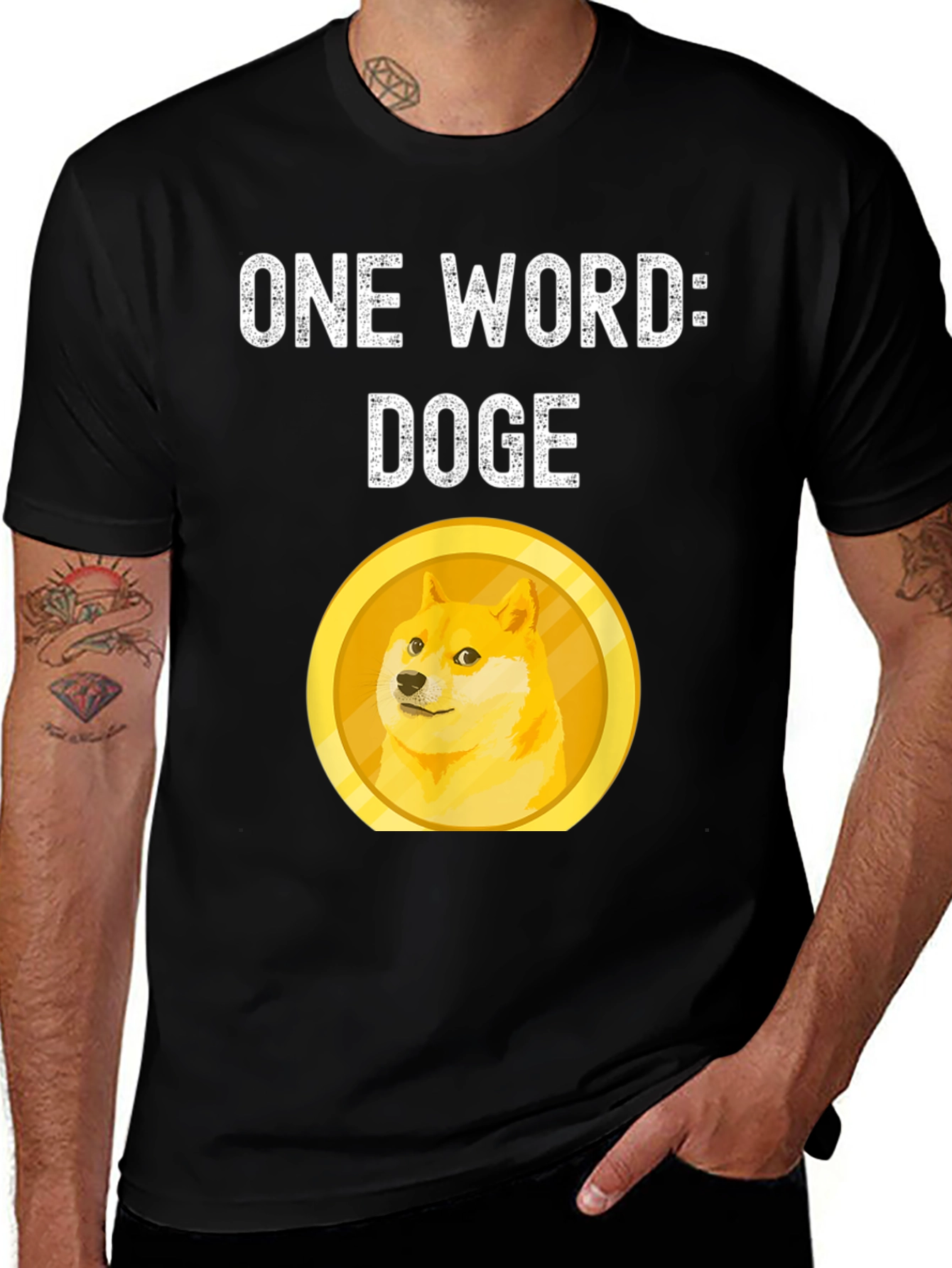 Doge Coin Crypto Meme Graphic T-Shirt