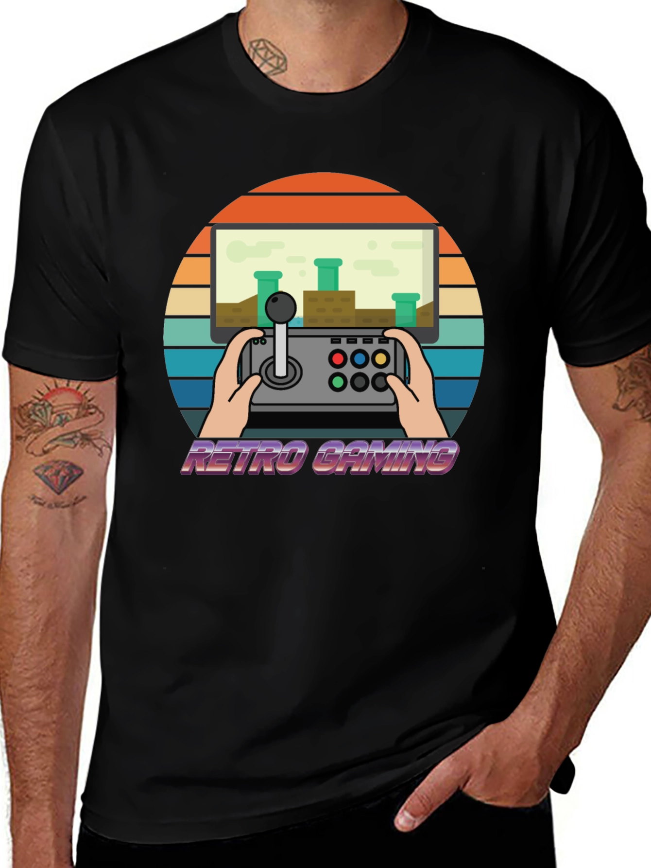 Variant 29 of Retro Gaming T-Shirt - Classic Console Design