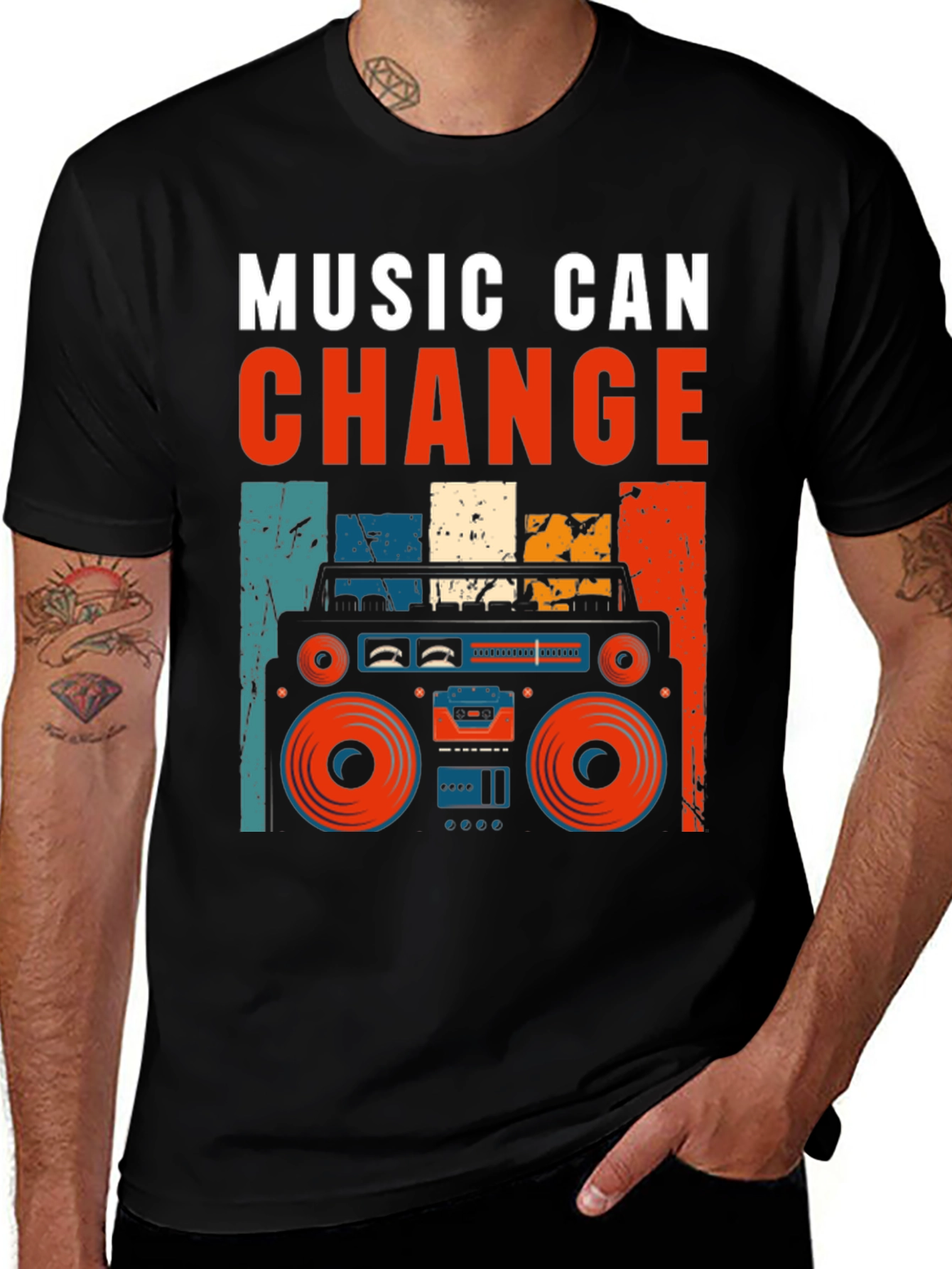 Variant 25 of Music Can Change Graphic Tee
