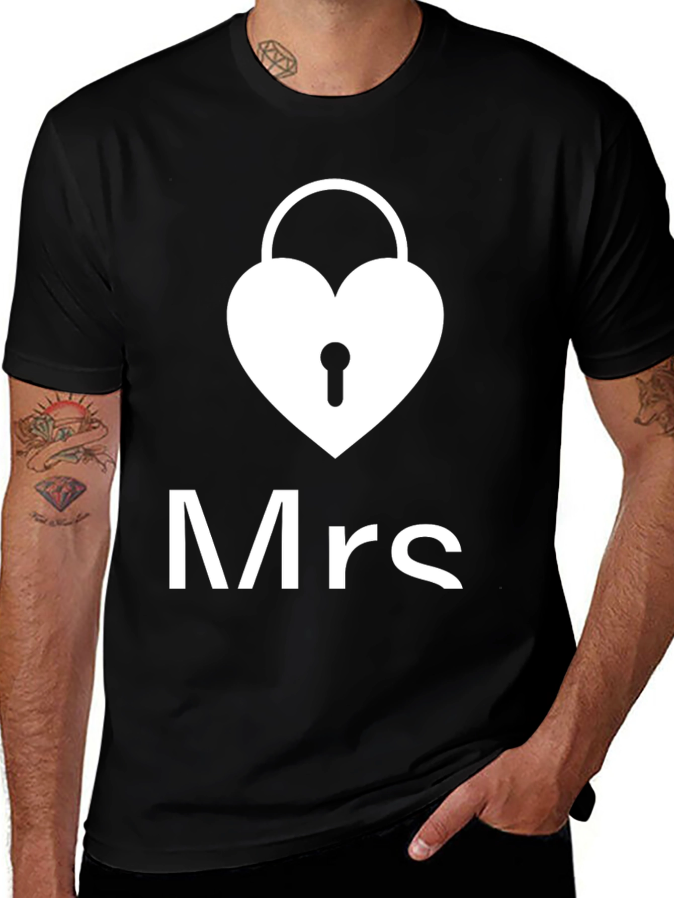 Mrs. Lock T-Shirt - Unique Couple's Tee