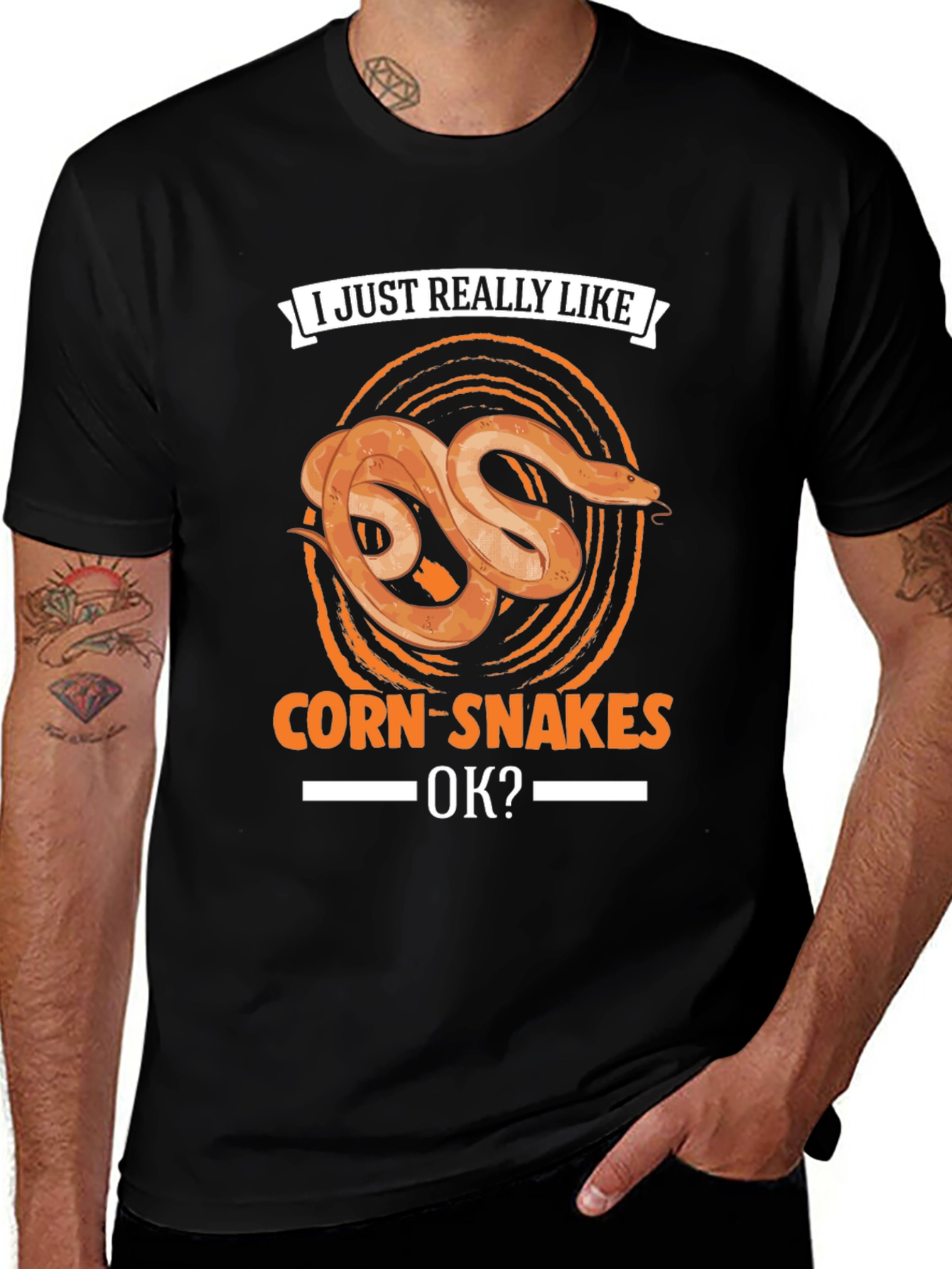 Variant 14 of Corn Snake Lover T-Shirt - I Just Really Like Corn Snakes, OK?