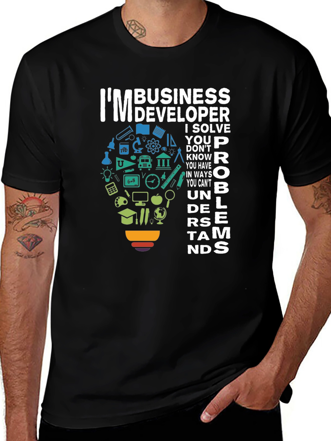 Variant 17 of Business Developer T-Shirt - Problem Solver Tee