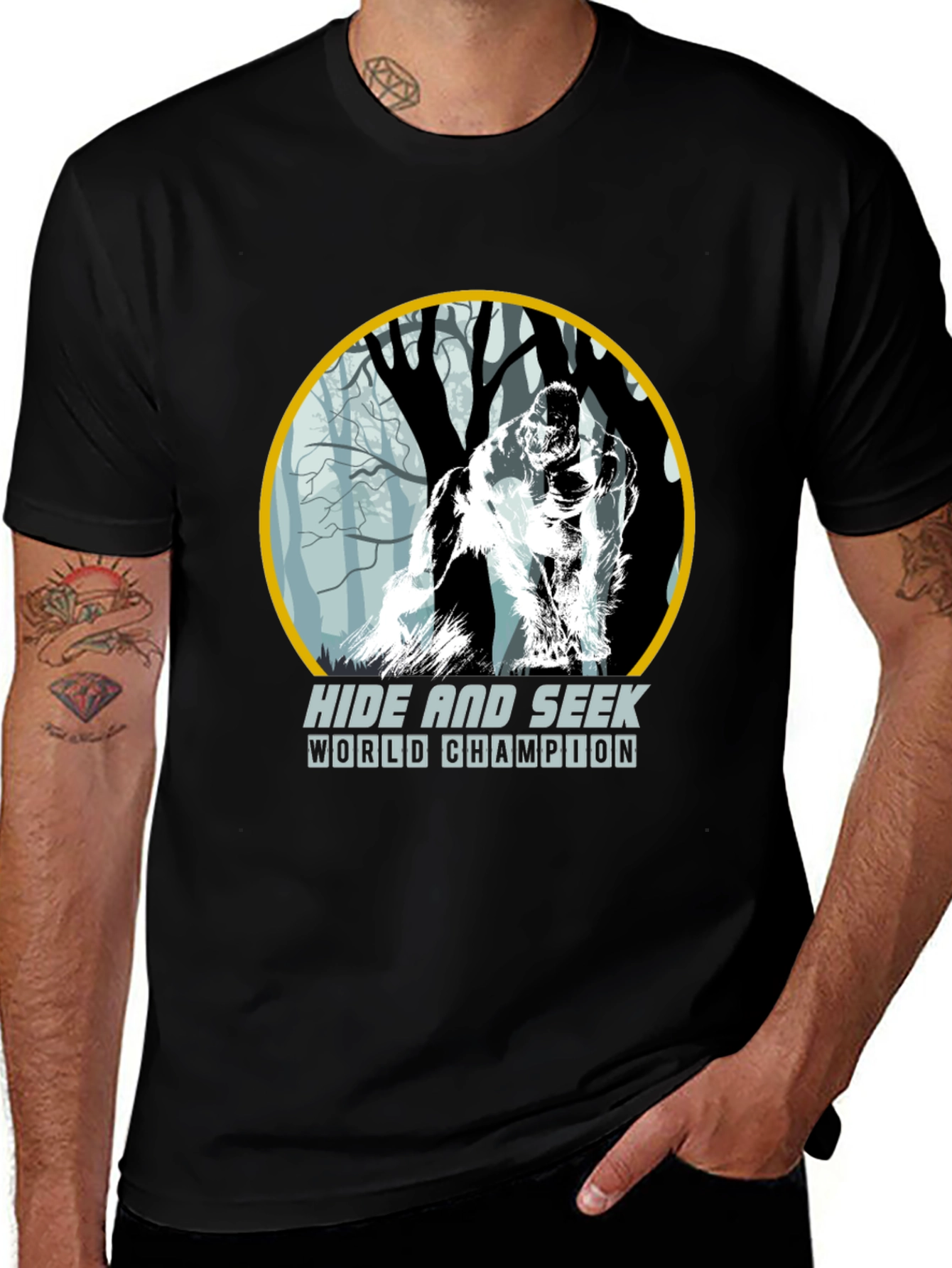 Hide and Seek World Champion Bigfoot T-Shirt