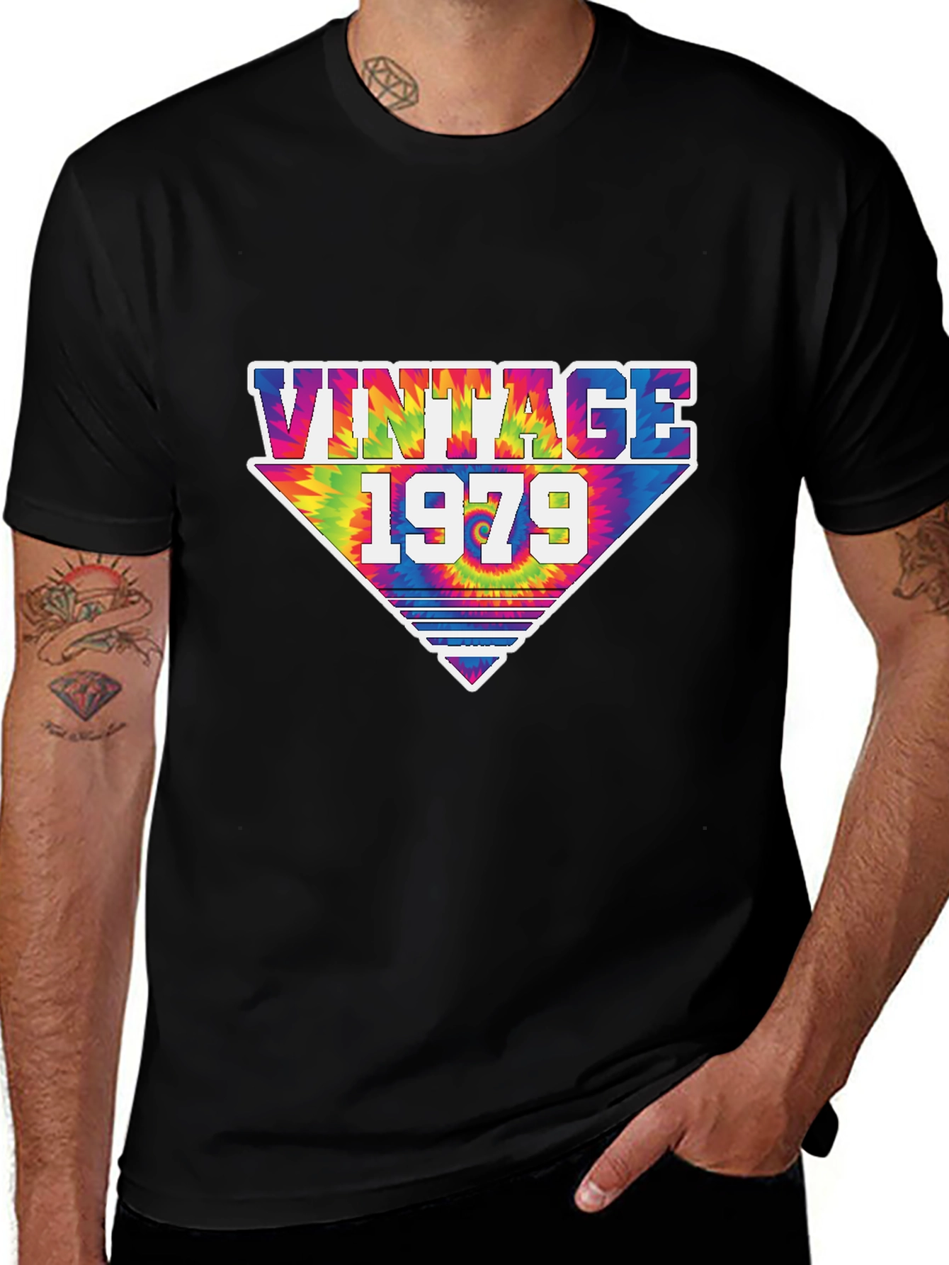 Variant 9 of Vintage 1979 Tie Dye Graphic T-Shirt