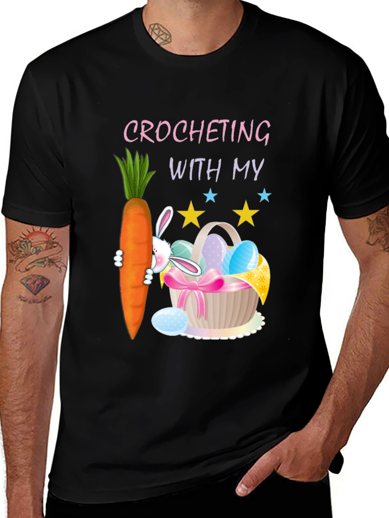 Variant 15 of Crocheting Easter Bunny Carrot T-Shirt