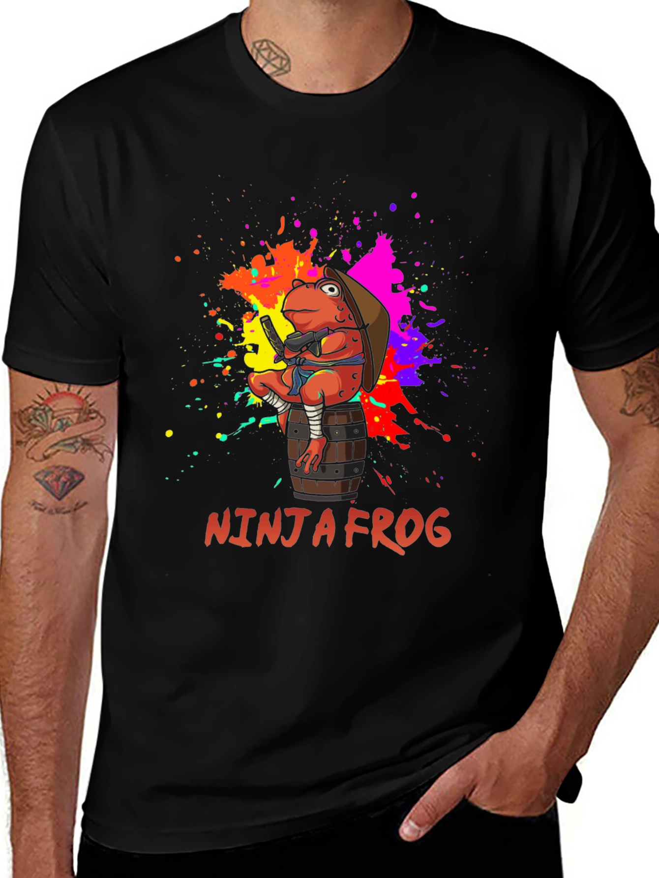 Variant 27 of Ninja Frog Graphic T-Shirt