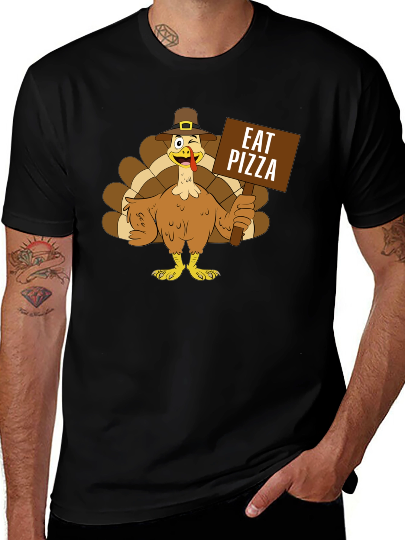 Variant 16 of Eat Pizza Turkey T-Shirt