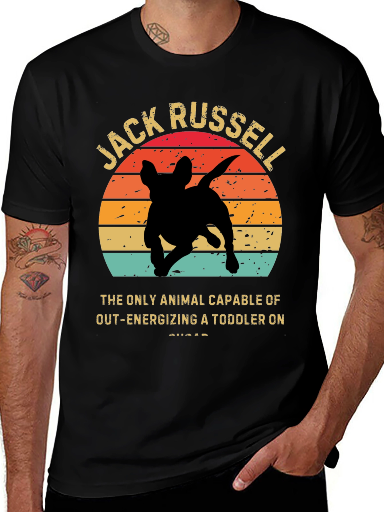 Jack Russell Terrier T-Shirt - Energetic Dog Lover Tee