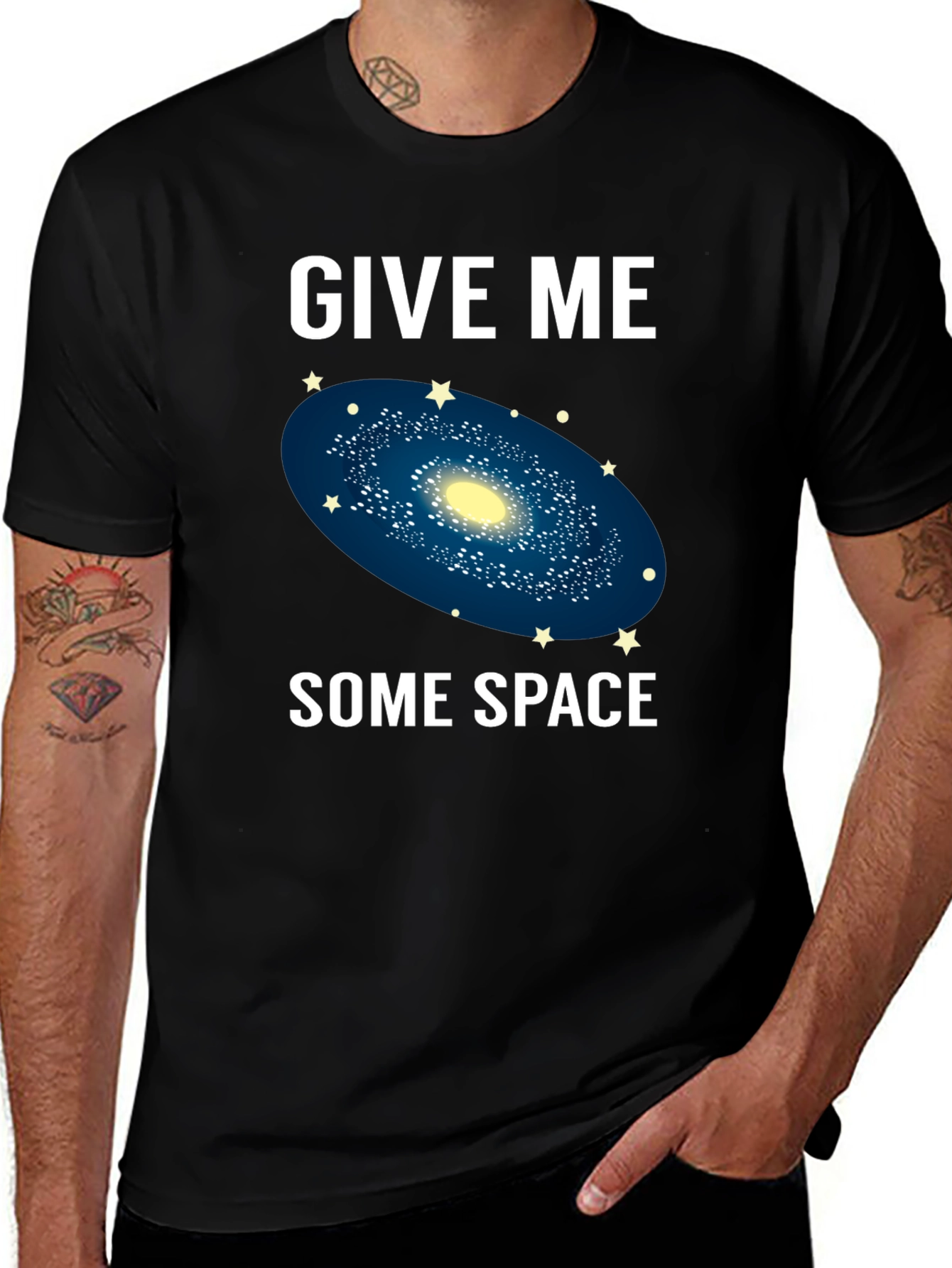 Give Me Some Space Galaxy Graphic T-Shirt