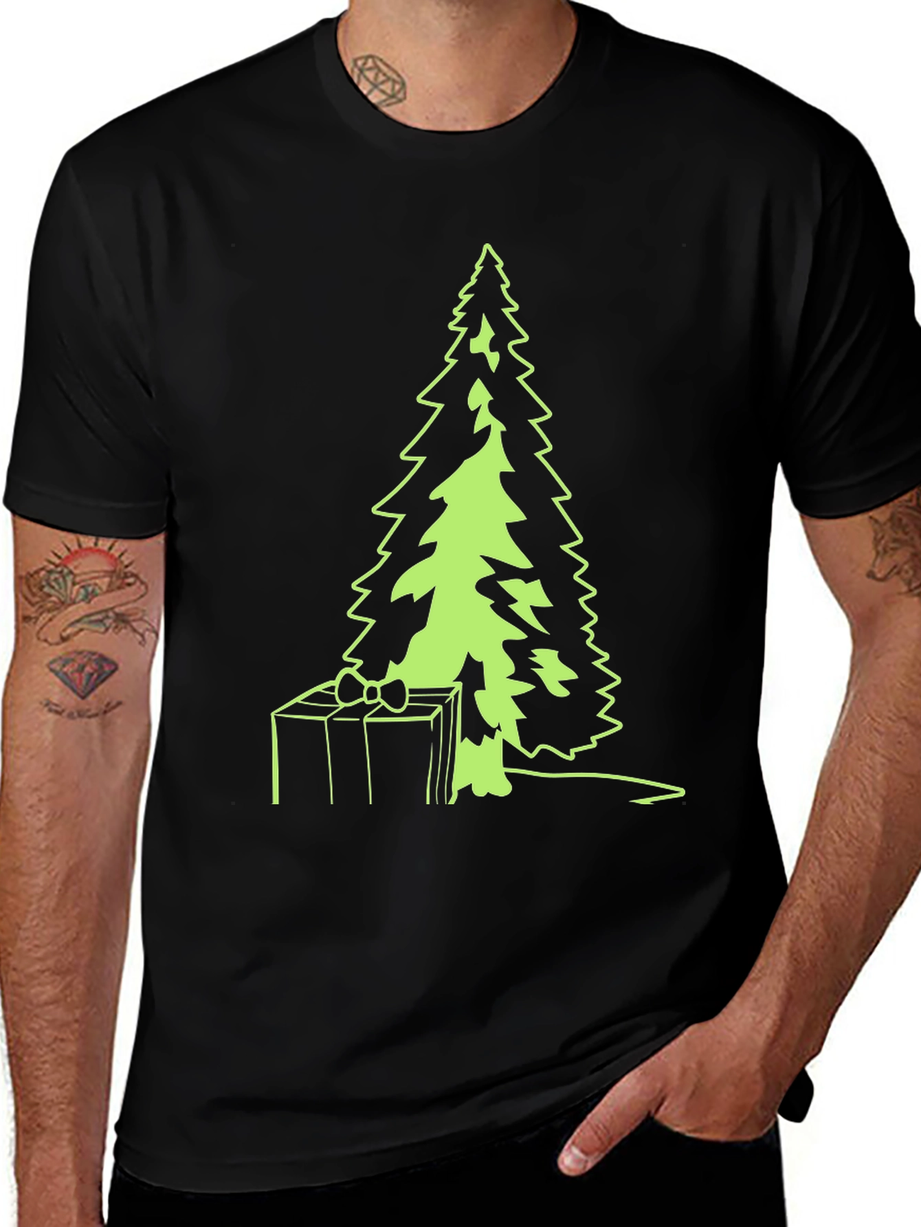 Variant 13 of Festive Christmas Tree T-Shirt