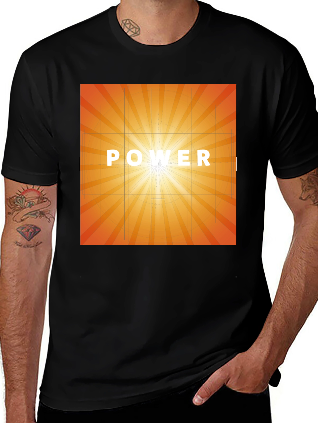 Variant 29 of Power Graphic T-Shirt - Modern Style