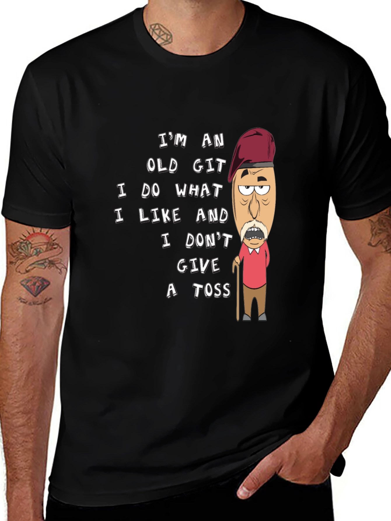 Variant 21 of I'm An Old Git T-Shirt