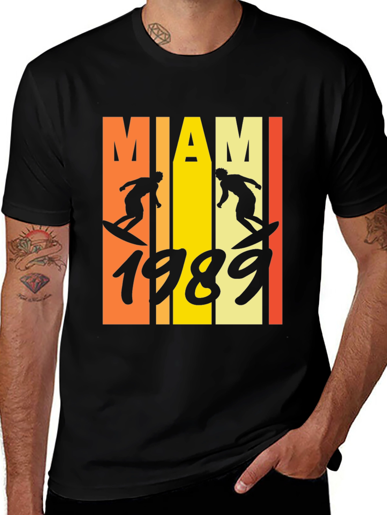 Variant 11 of Miami 1989 Surf T-Shirt