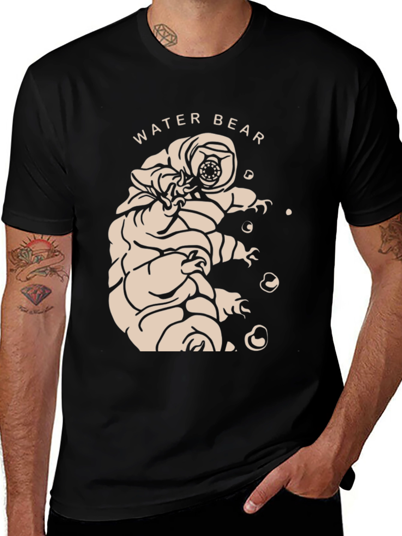 Water Bear Tardigrade Graphic T-Shirt