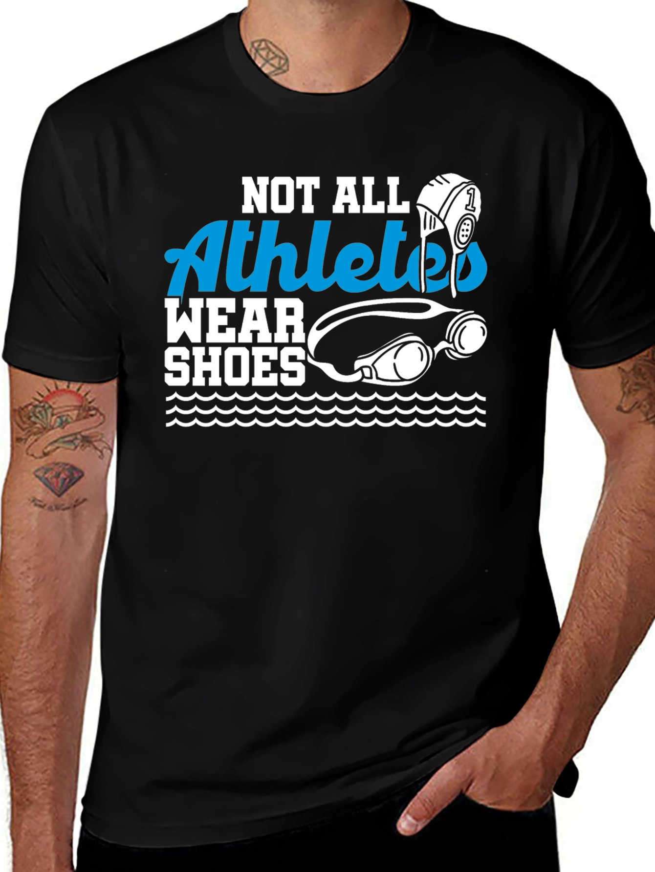 Not All Athletes Wear Shoes T-Shirt