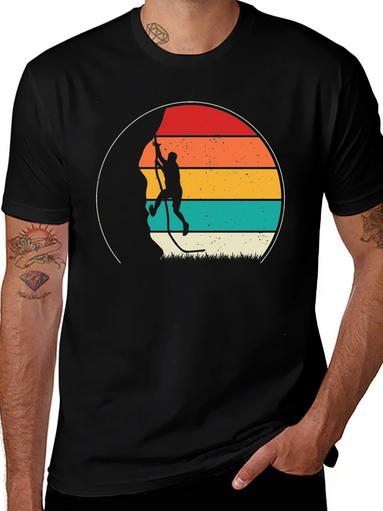 Variant 23 of Vintage Rock Climbing T-Shirt - Retro Adventure Tee