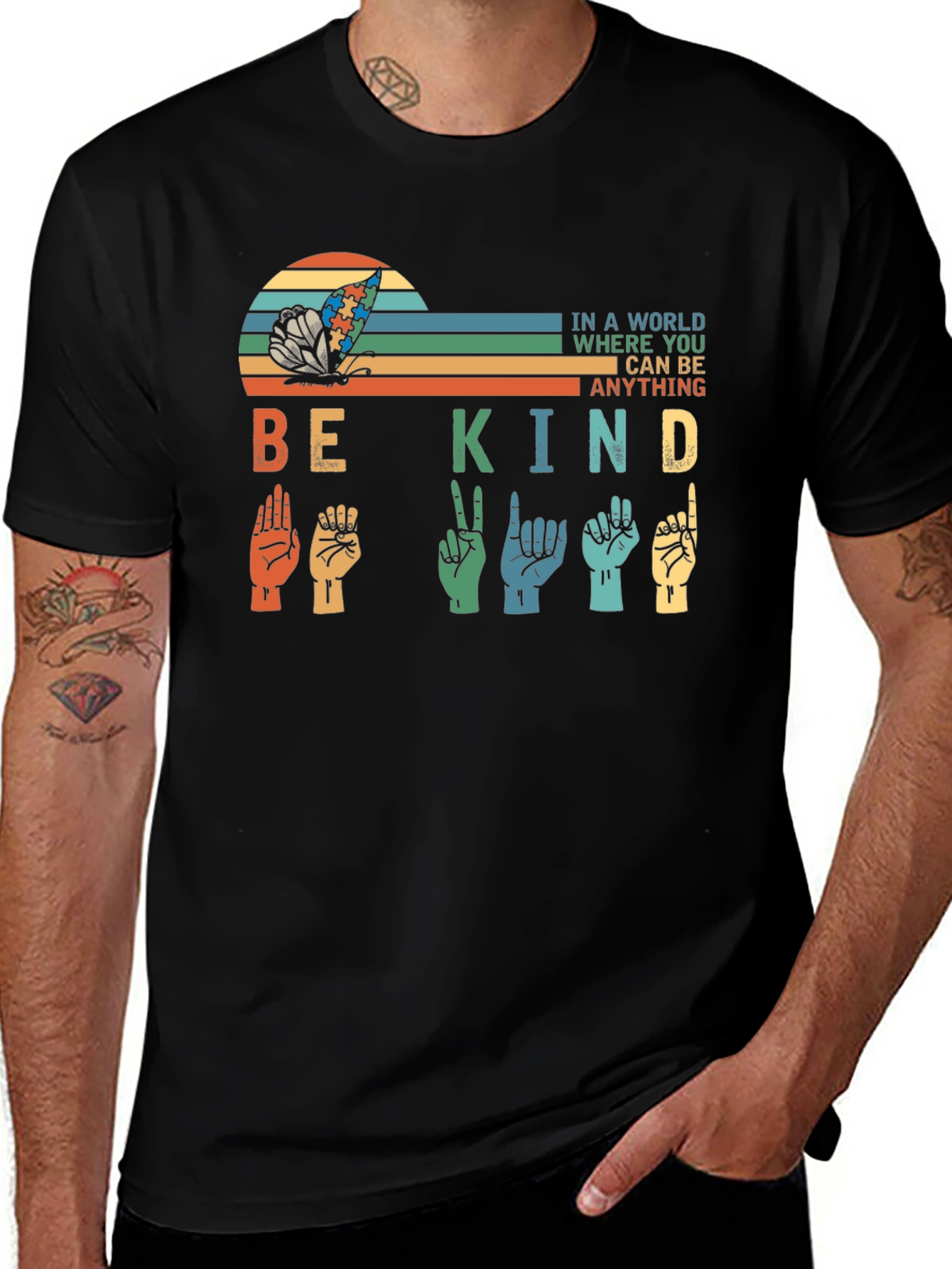 Variant 5 of Be Kind Autism Awareness T-Shirt