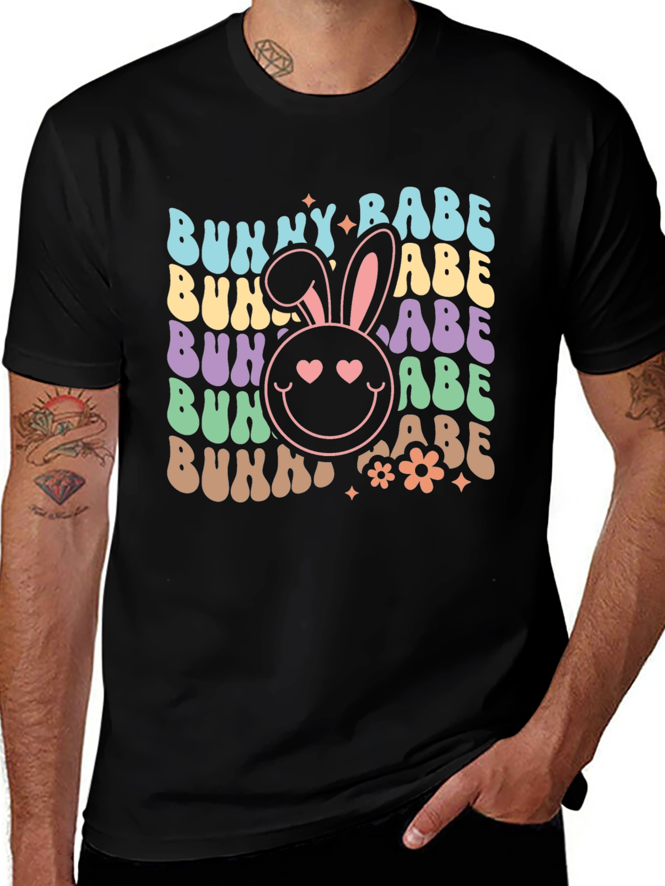 Variant 4 of Bunny Babe Graphic Tee - Easter T-Shirt