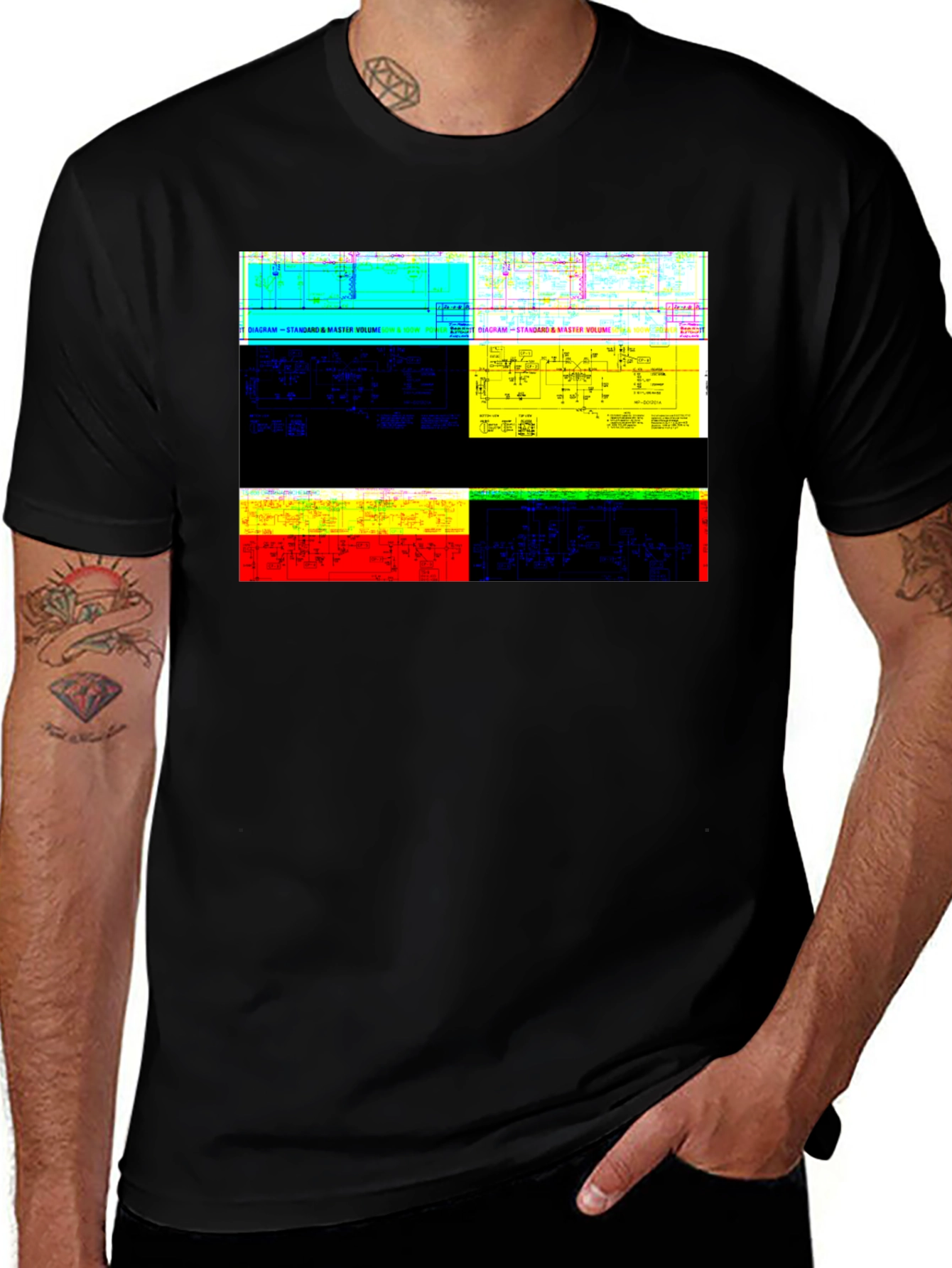Variant 22 of Diagram Black Tee - Standard & Master Volume