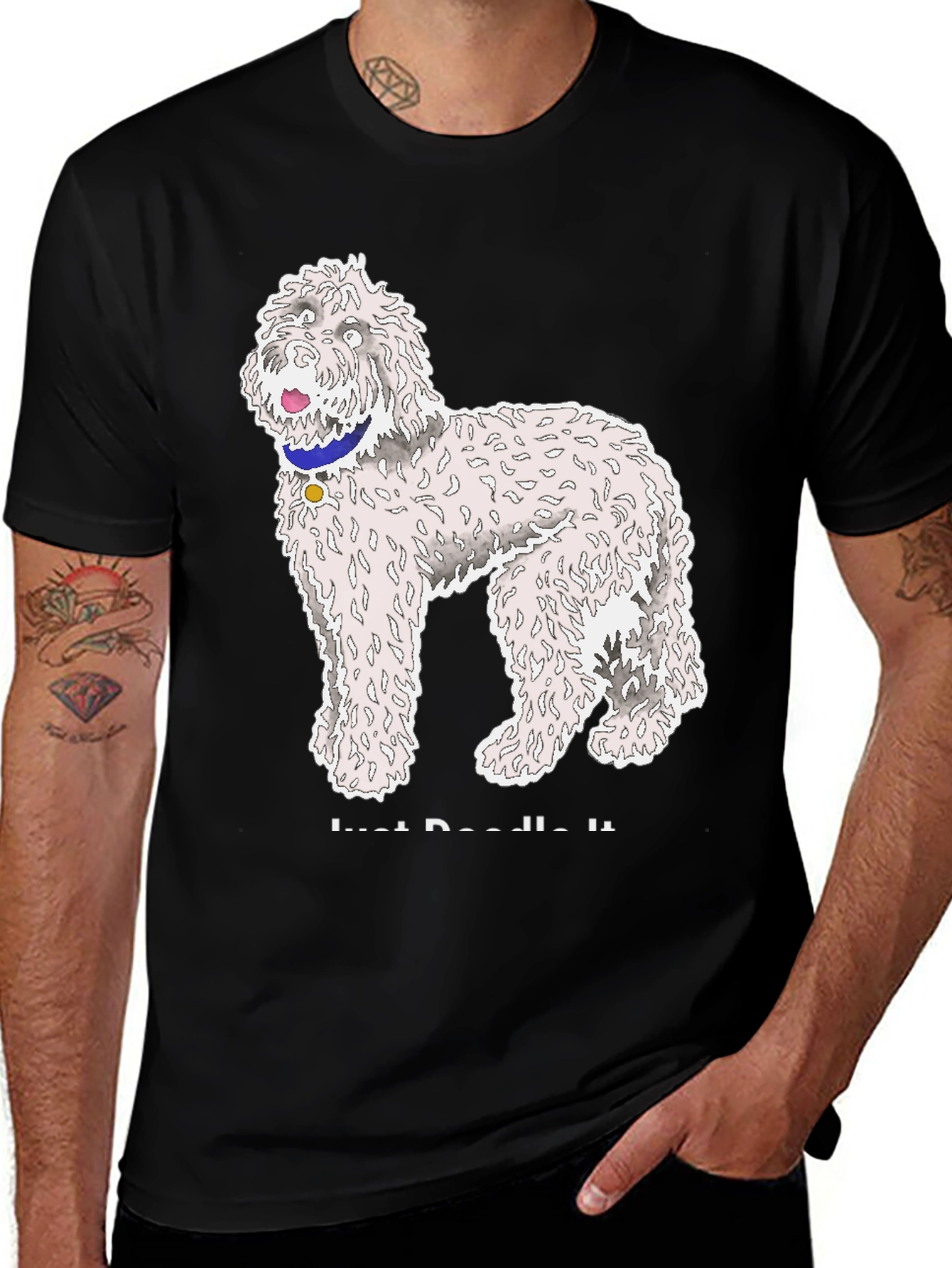Black Just Doodle It T-Shirt main image