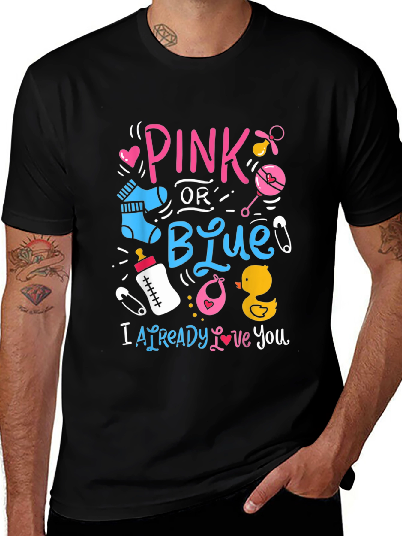 Pink or Blue Baby Reveal T-Shirt