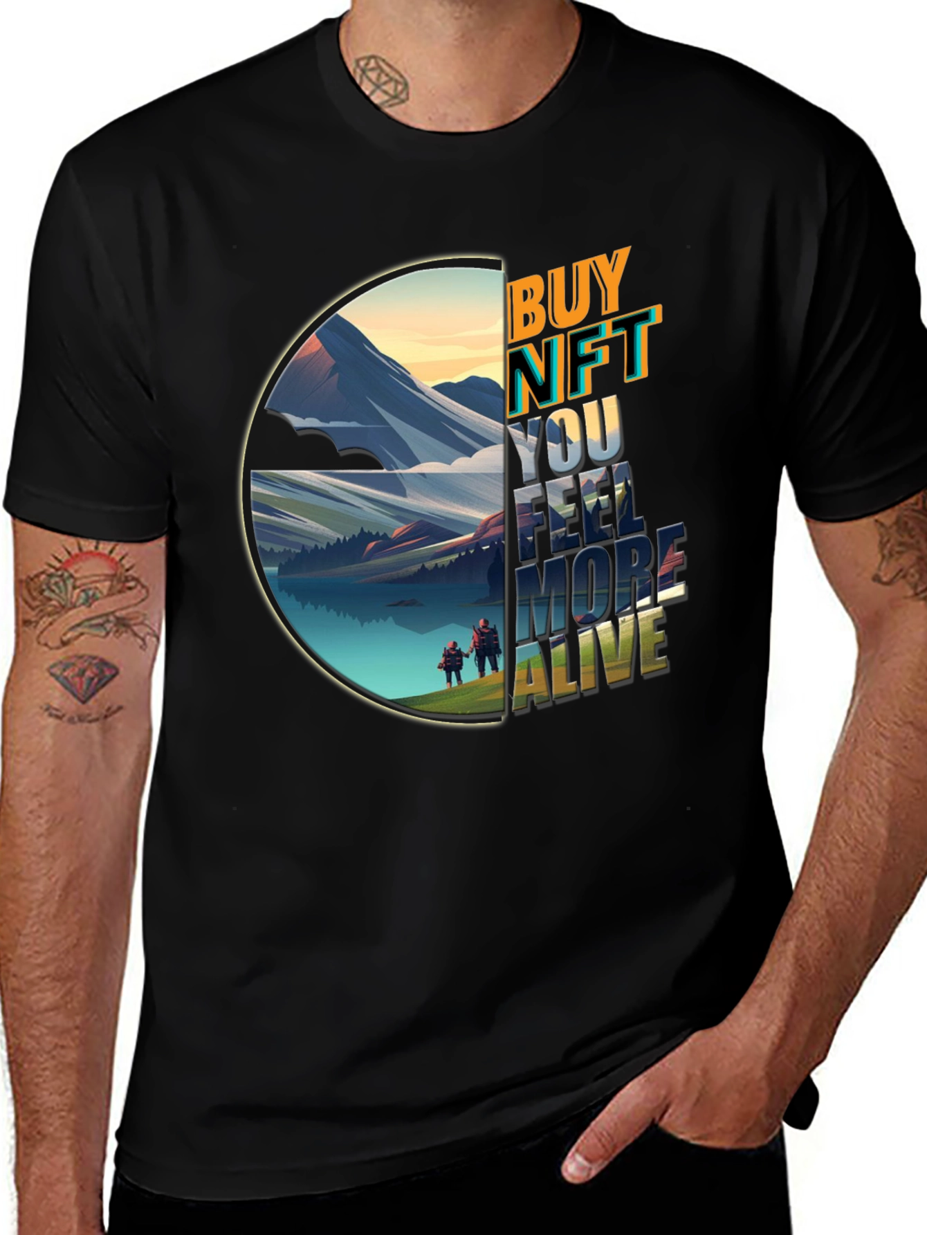 Variant 24 of Buy NFT Feel More Alive Graphic T-Shirt