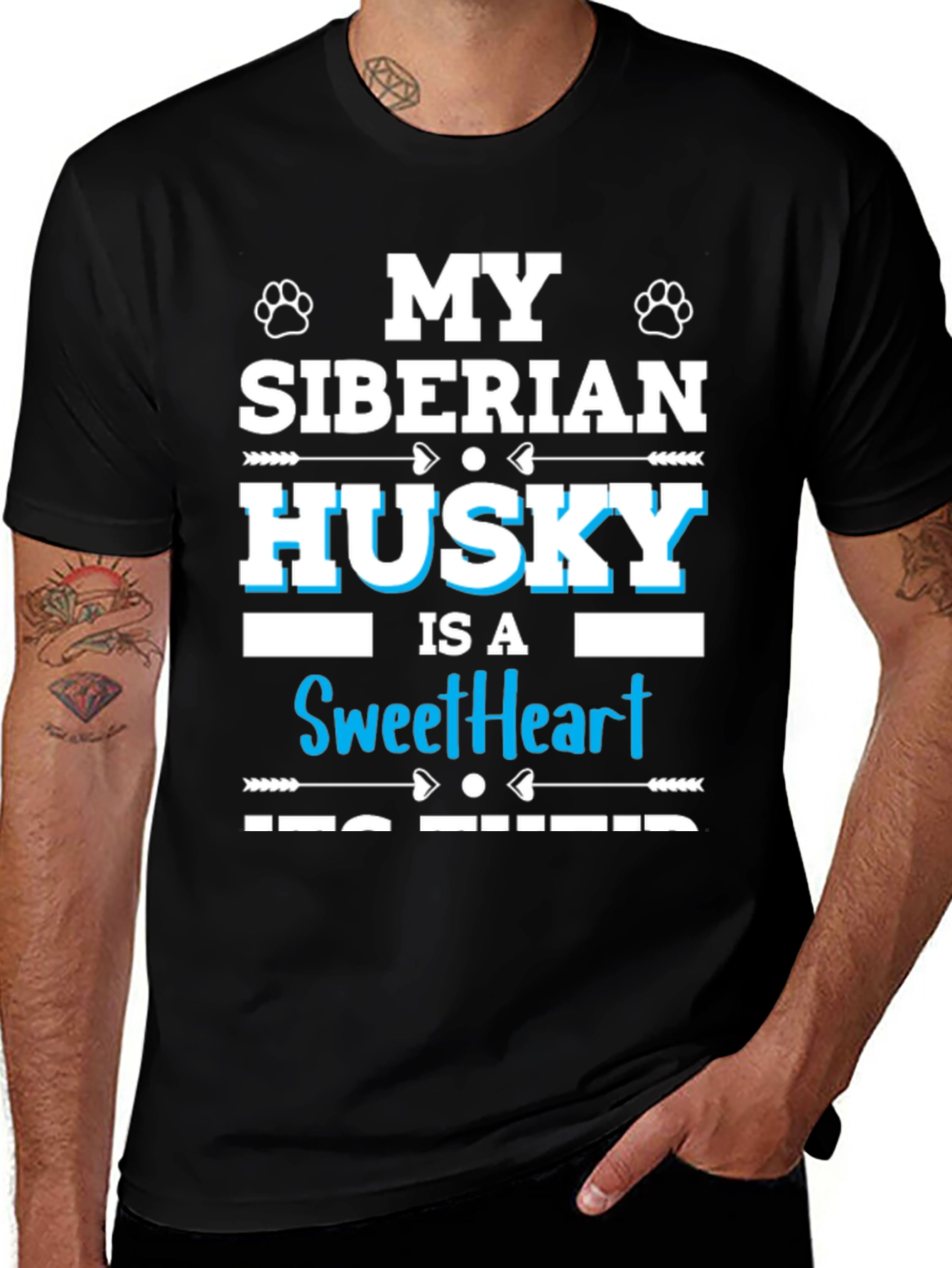 My Siberian Husky Sweetheart Tee