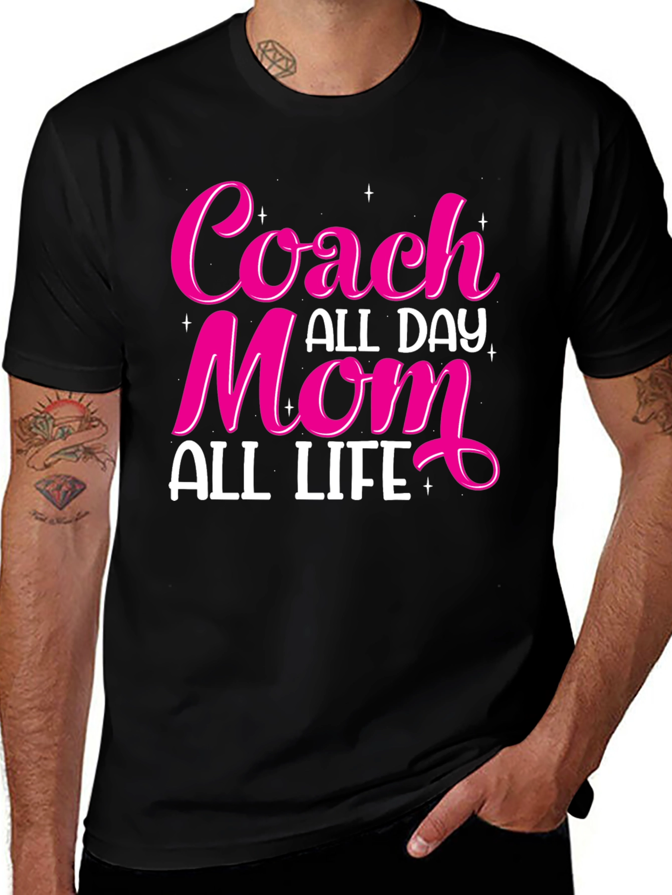 Coach Mom All Day All Life Graphic Tee