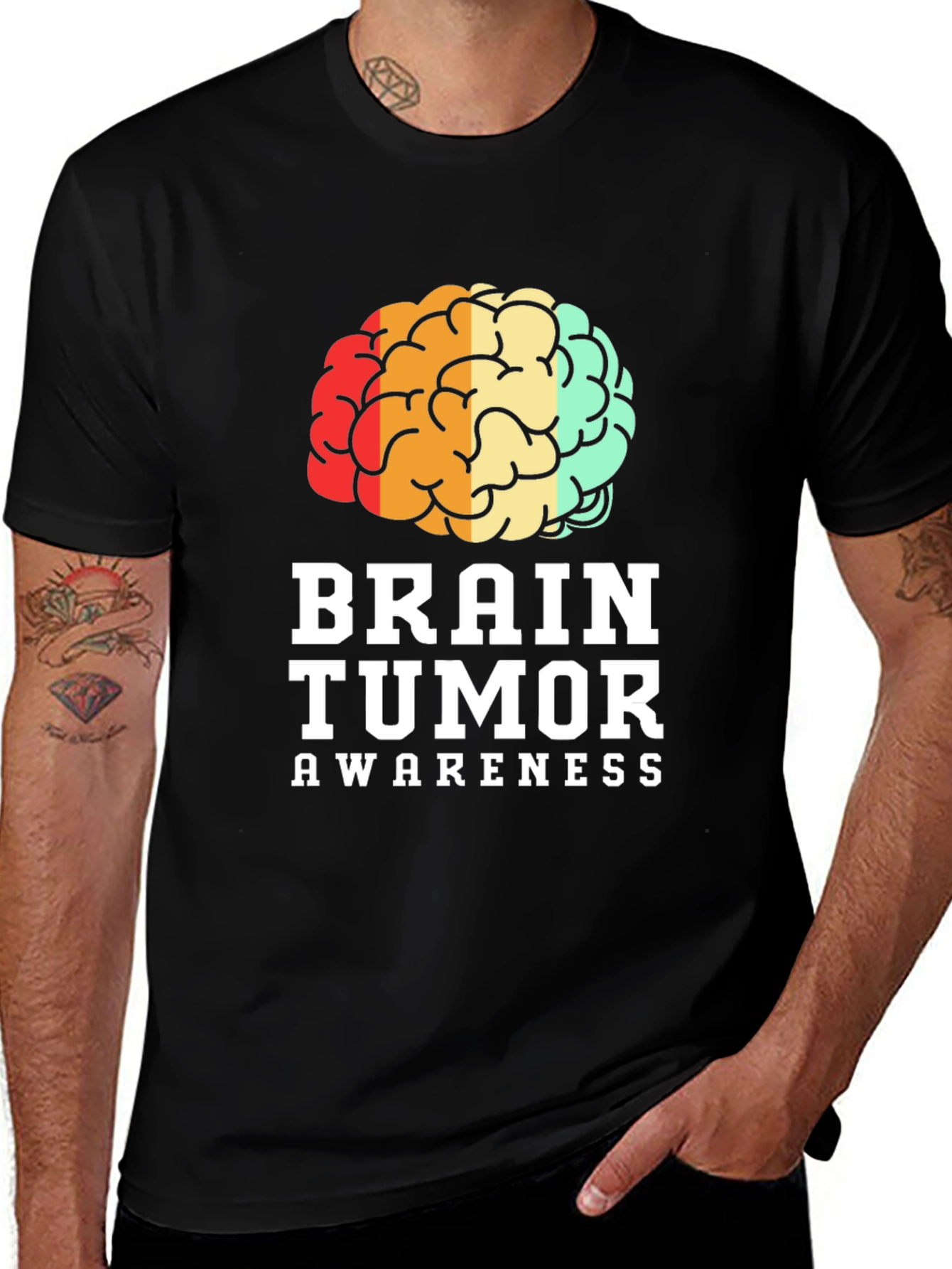 Brain Tumor Awareness T-Shirt - Black