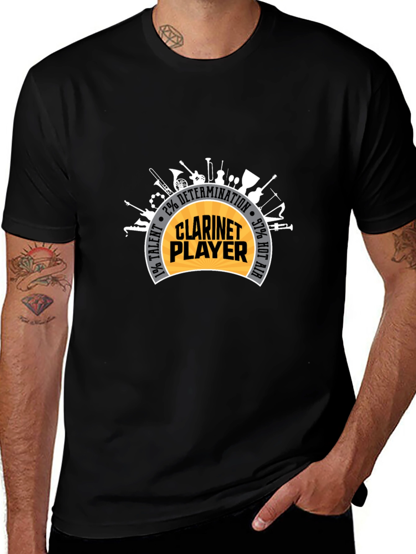 Variant 3 of Clarinet Player T-Shirt - Musician Humor Tee