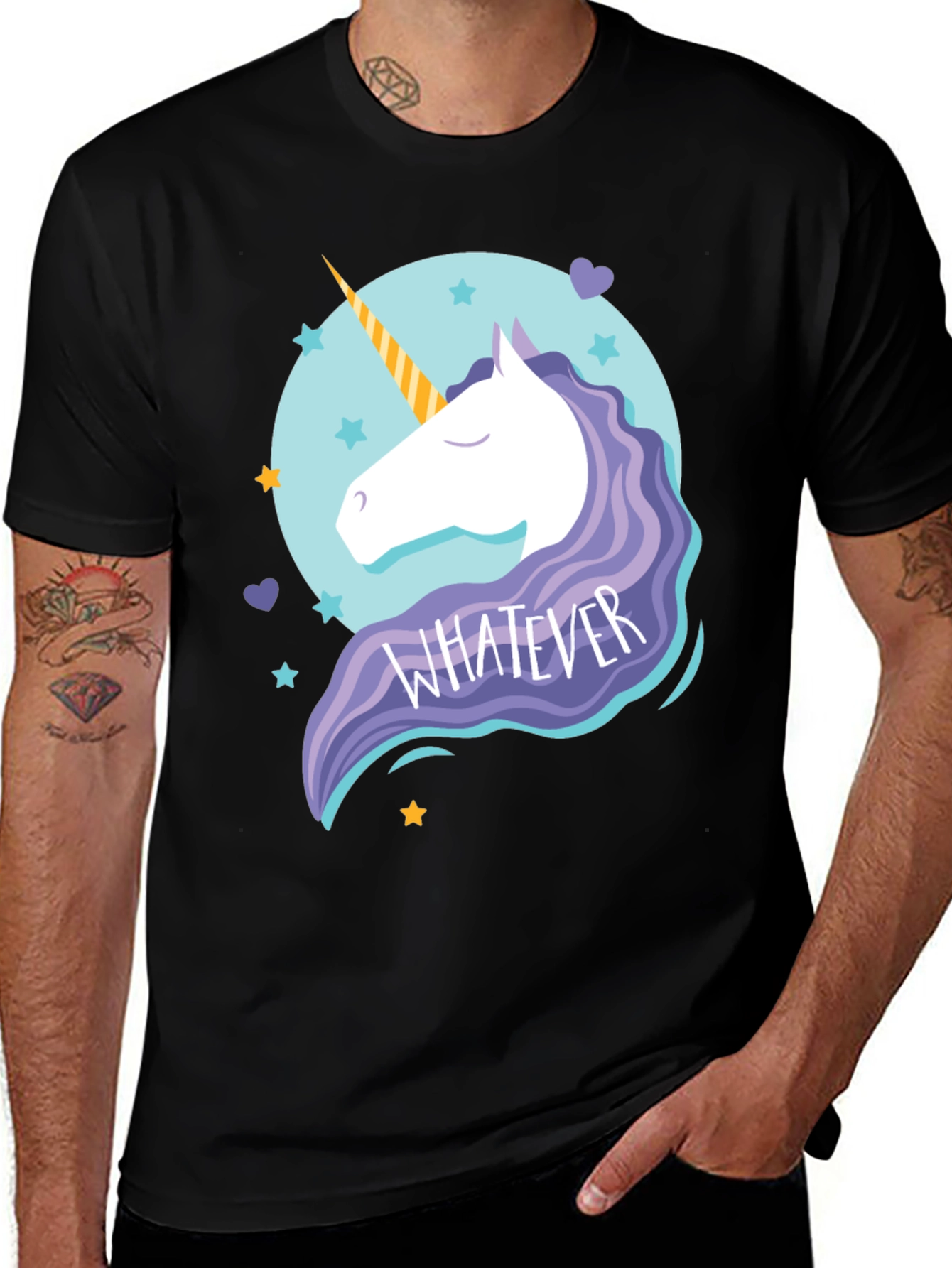 Variant 2 of Unicorn Whatever Graphic Tee