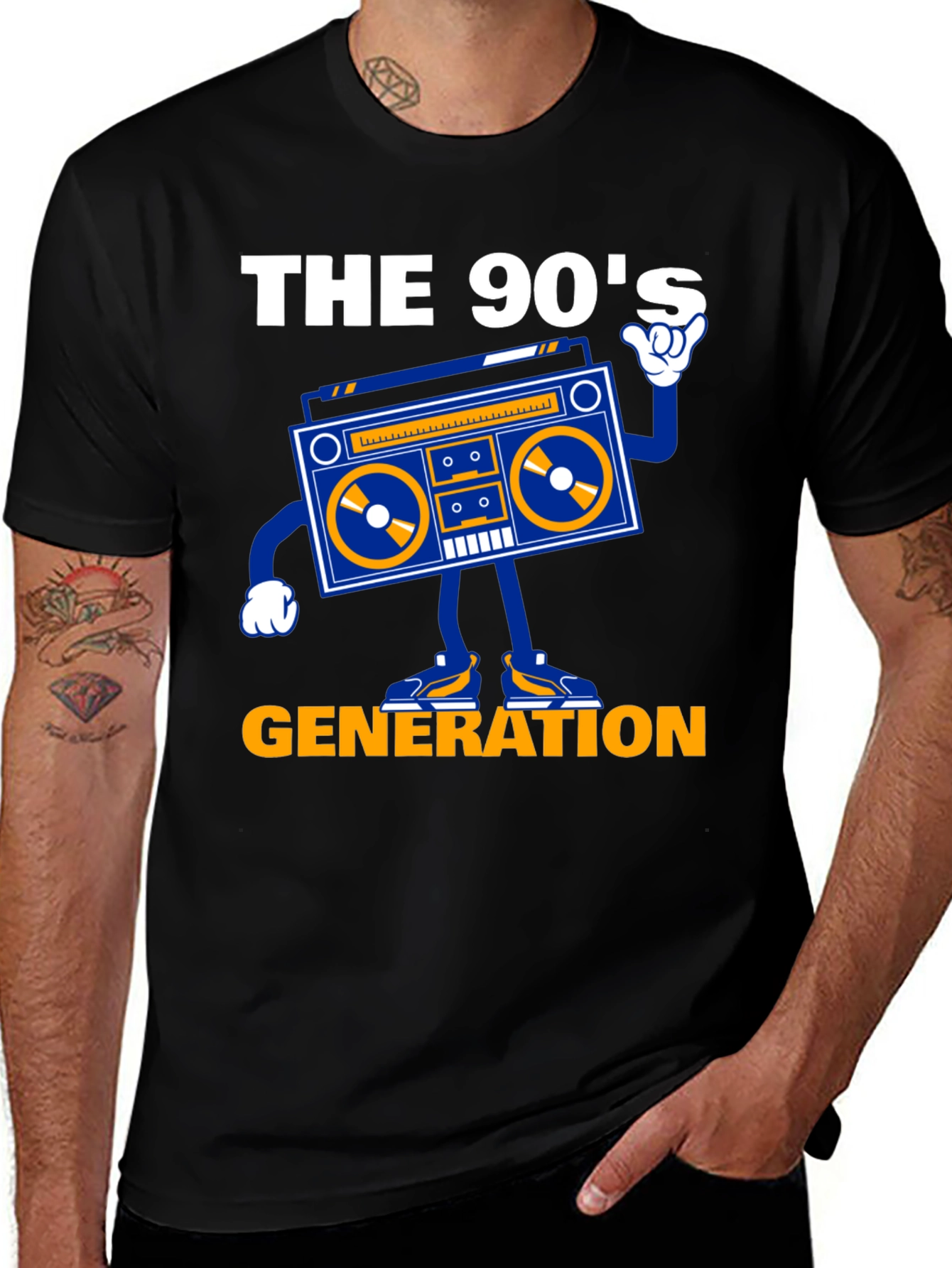 90's Generation Boombox Graphic Tee