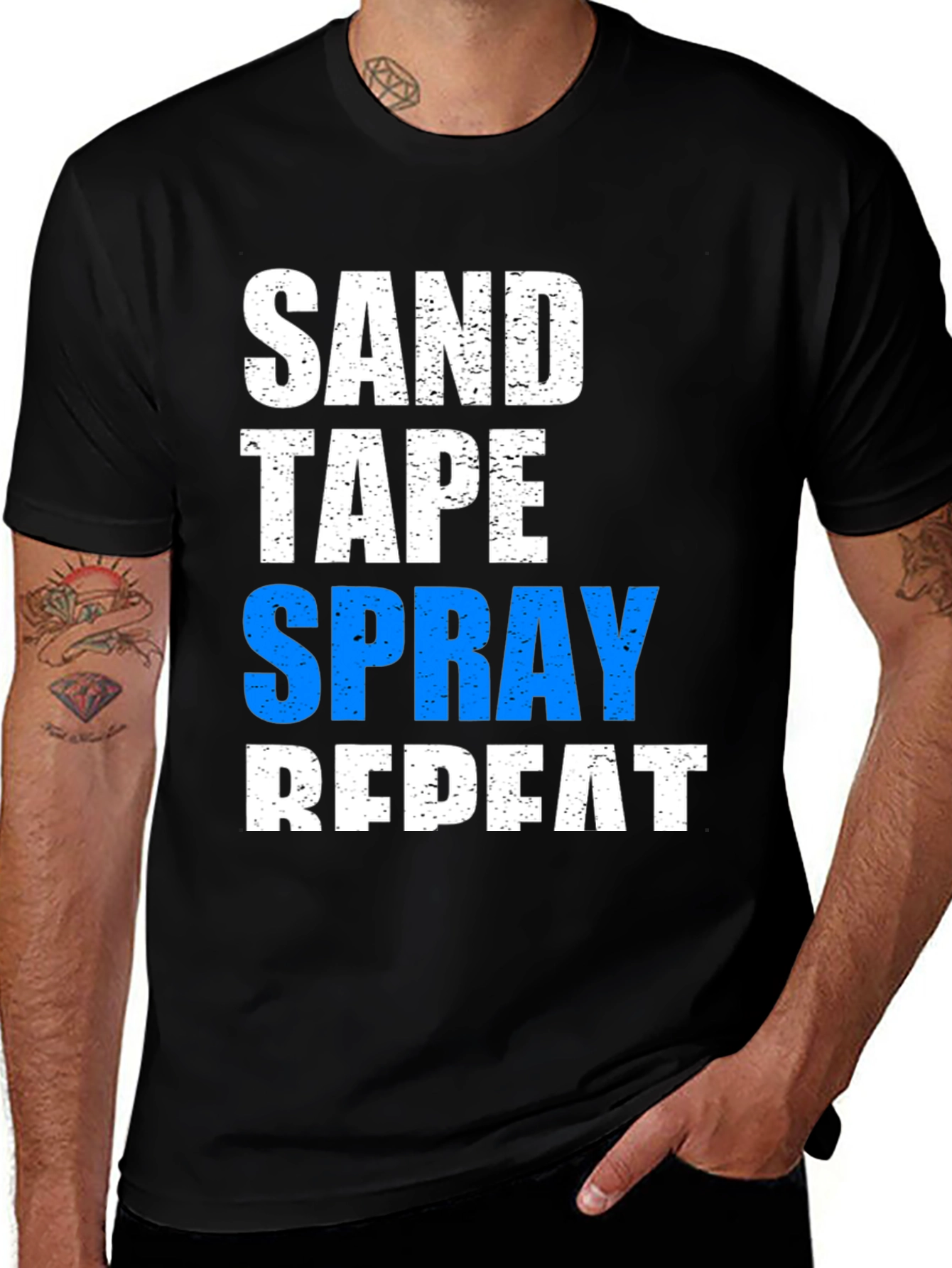 Variant 20 of Sand, Tape, Spray, Repeat T-Shirt