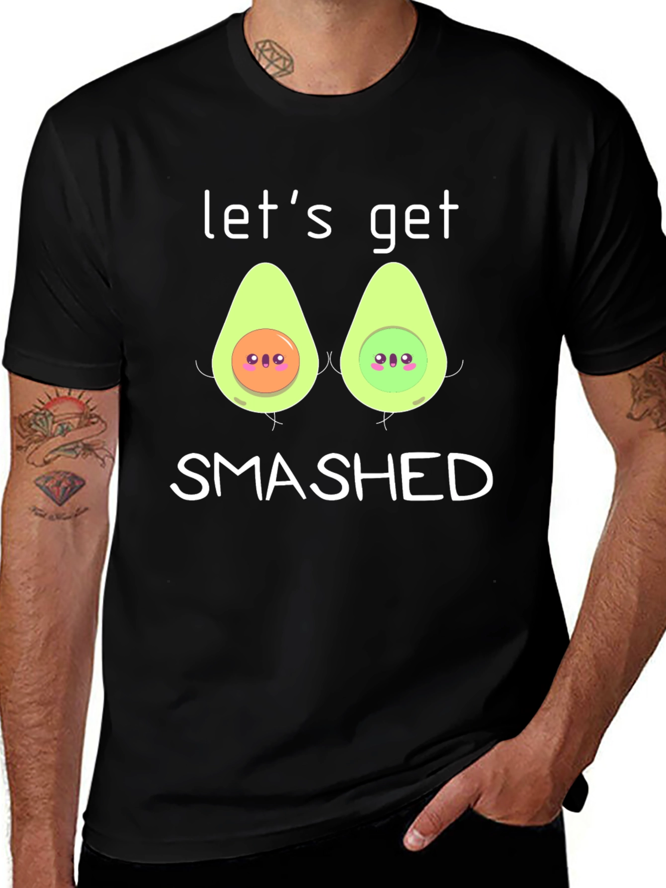 Variant 14 of Let's Get Smashed Avocado T-Shirt