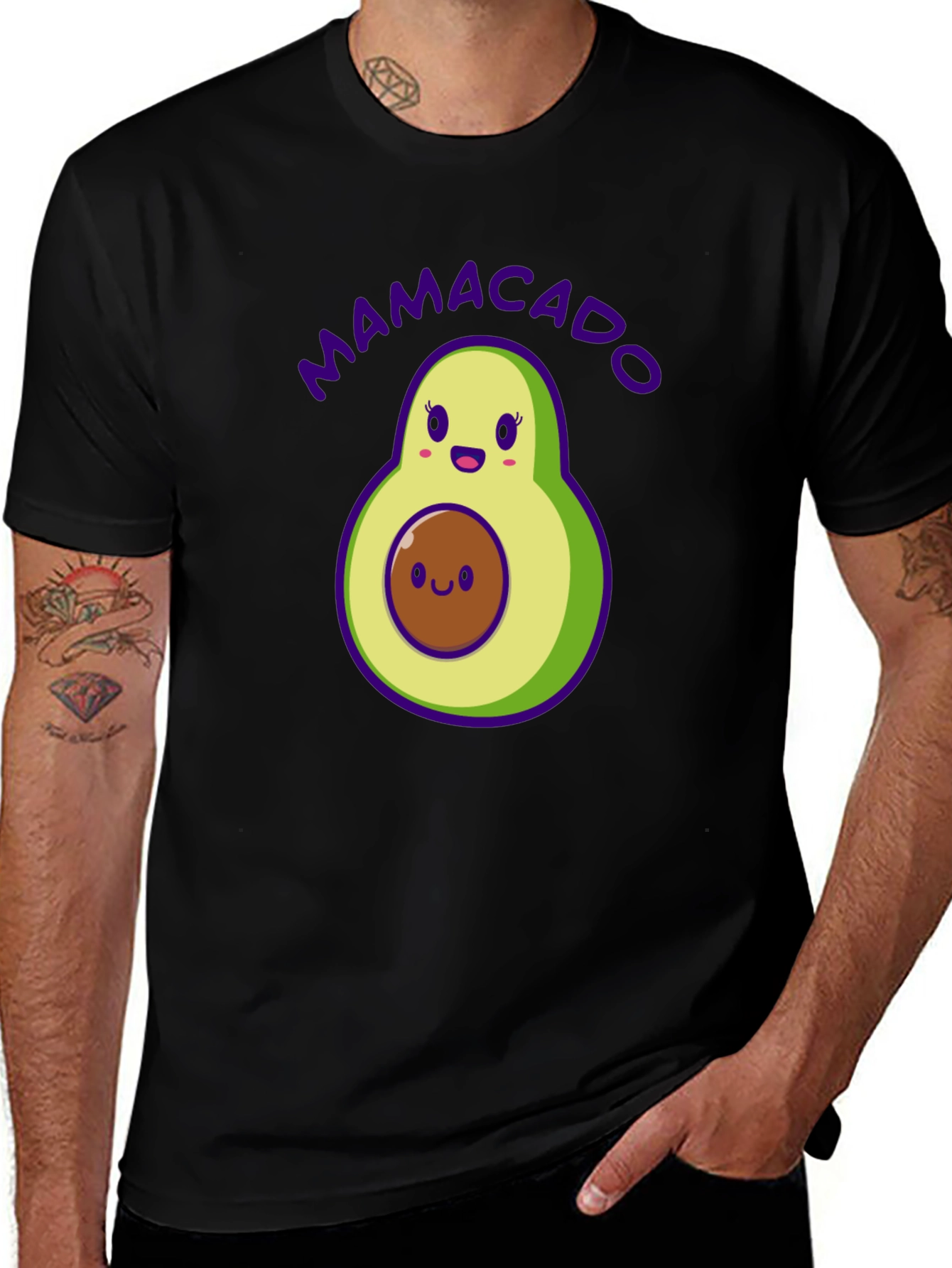Variant 10 of Mamacado Cute Avocado Graphic T-Shirt