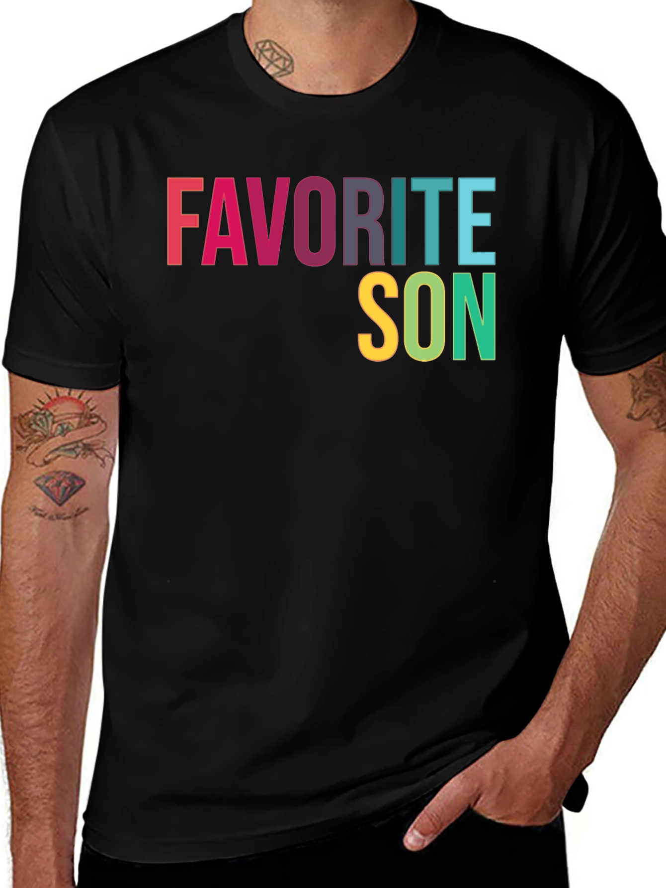 Variant 10 of Favorite Son Graphic T-Shirt - Soft Cotton Blend