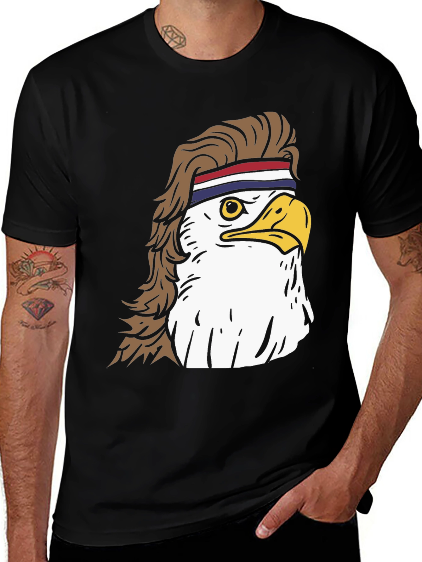 Variant 21 of Eagle Mullet Graphic Tee